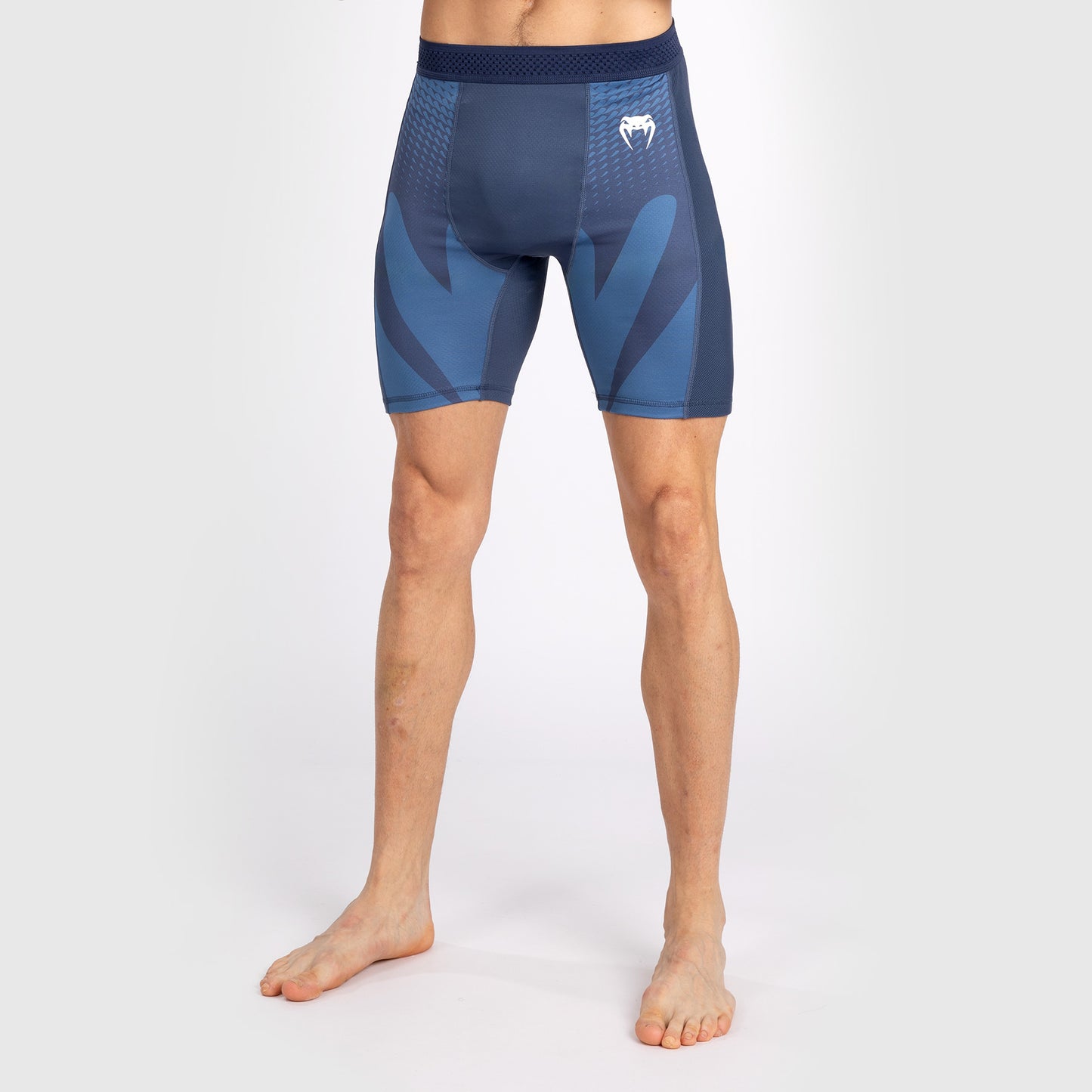 Venum Attack Vale Tudo Short para Hombre - Azul Marino