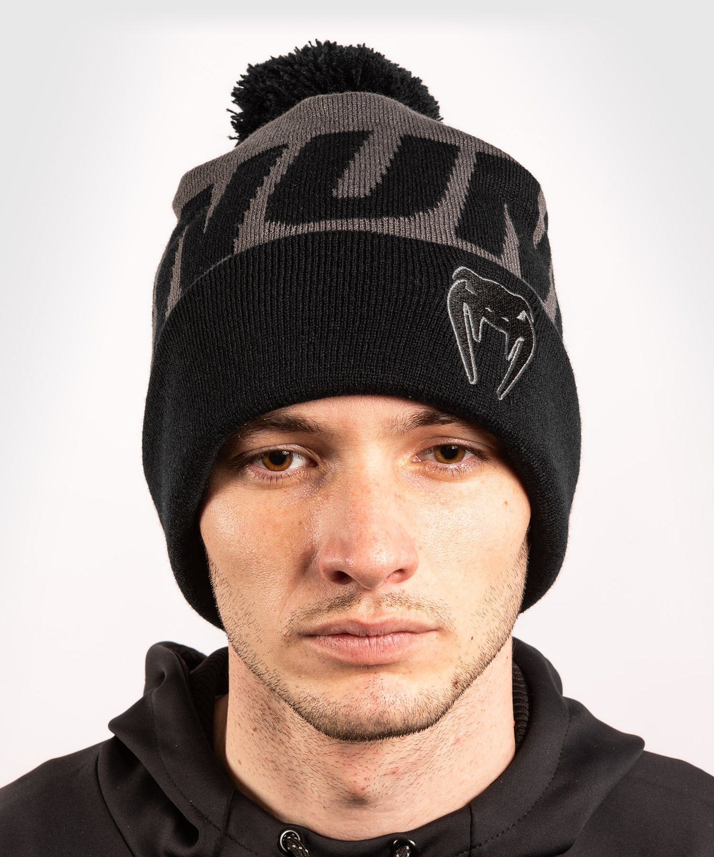 Gorro Venum Elite con pompón - Gris/Negro