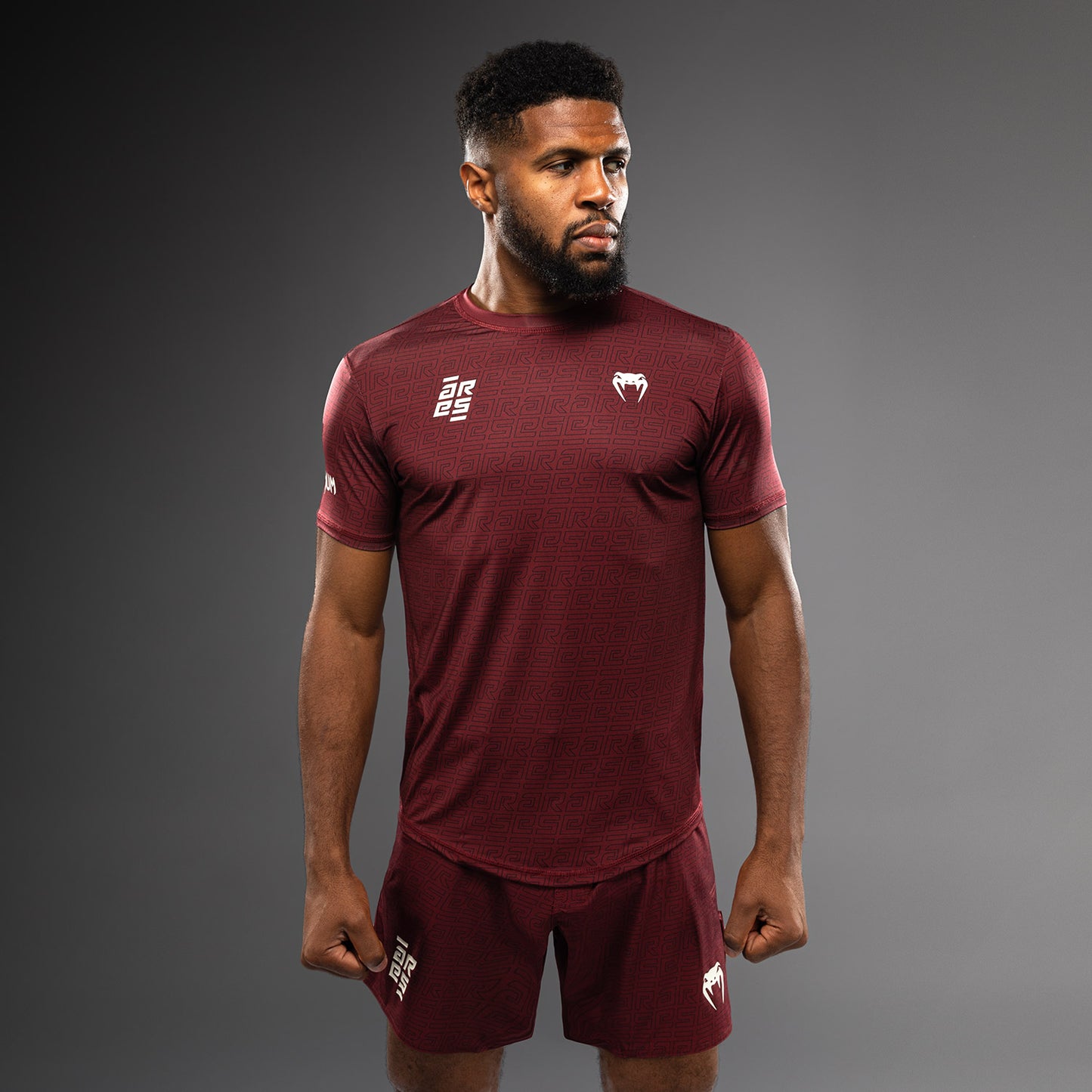 Venum x Ares Camiseta Dry-Tech para Hombre - Burdeos