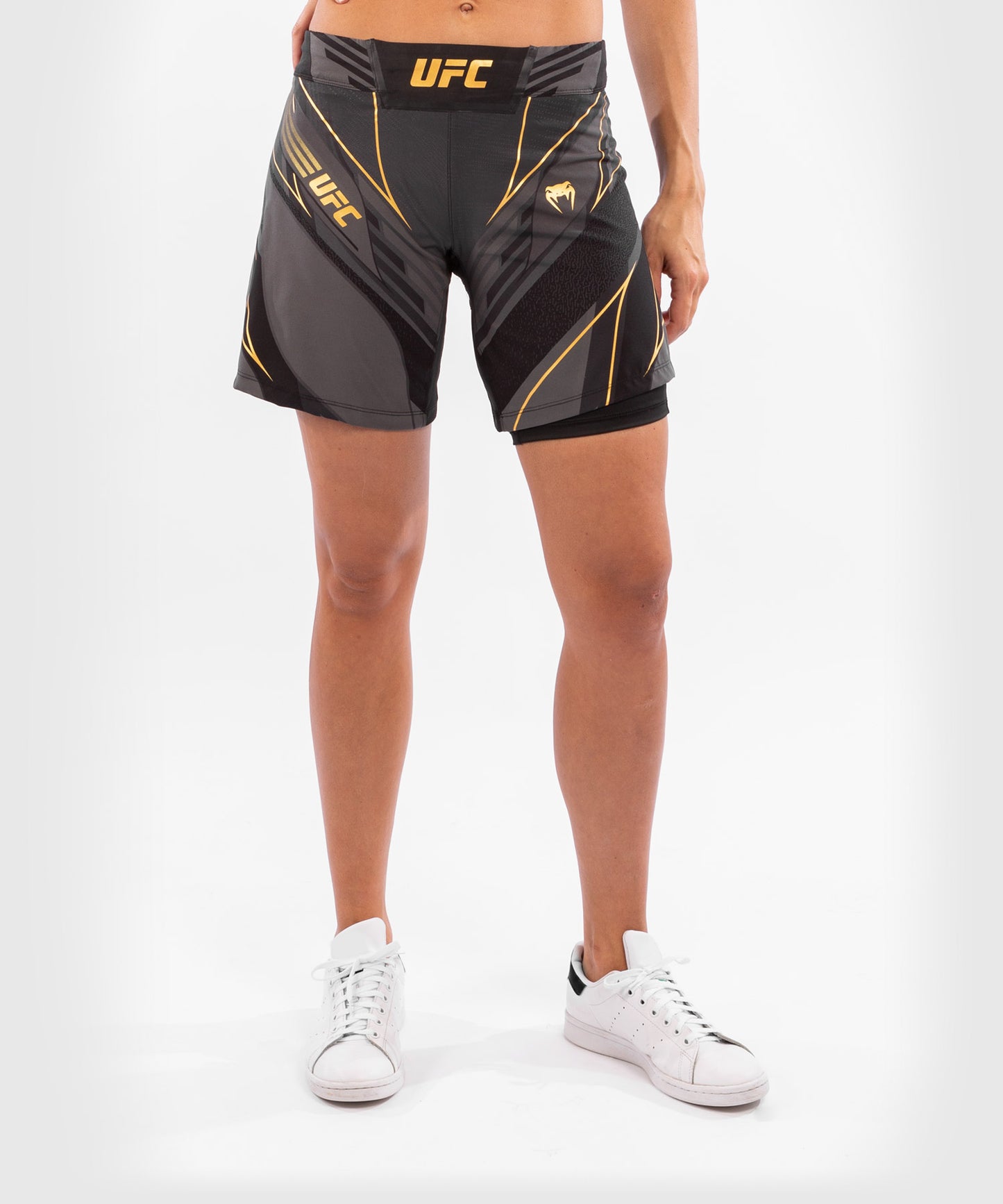 Pantalón De MMA Para Mujer Ufc Venum Authentic Fight Night – Modelo Largo - Campeón