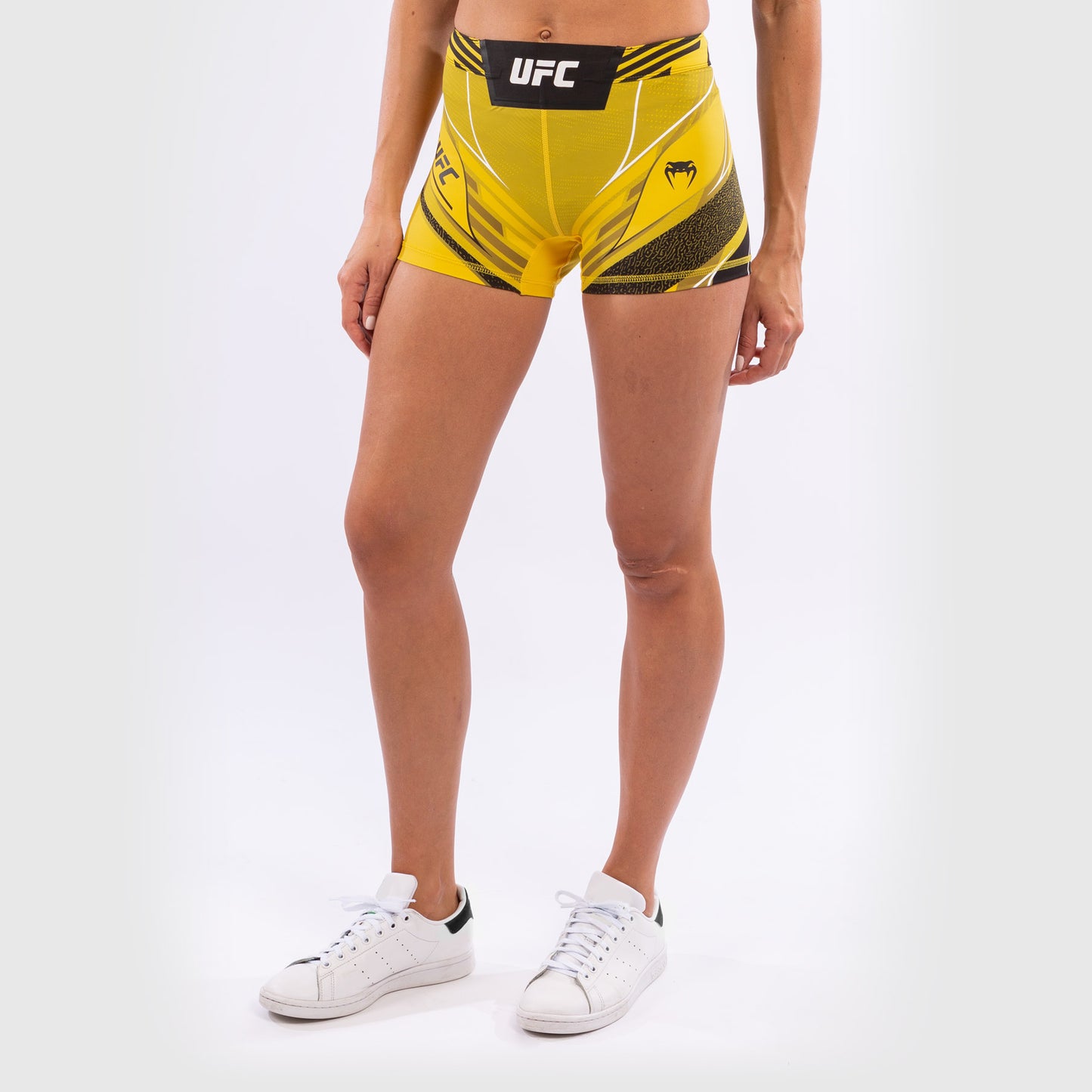 Pantalón De Vale Tudo Para Mujer UFC Venum Authentic Fight Night – Modelo Corto - Amarillo