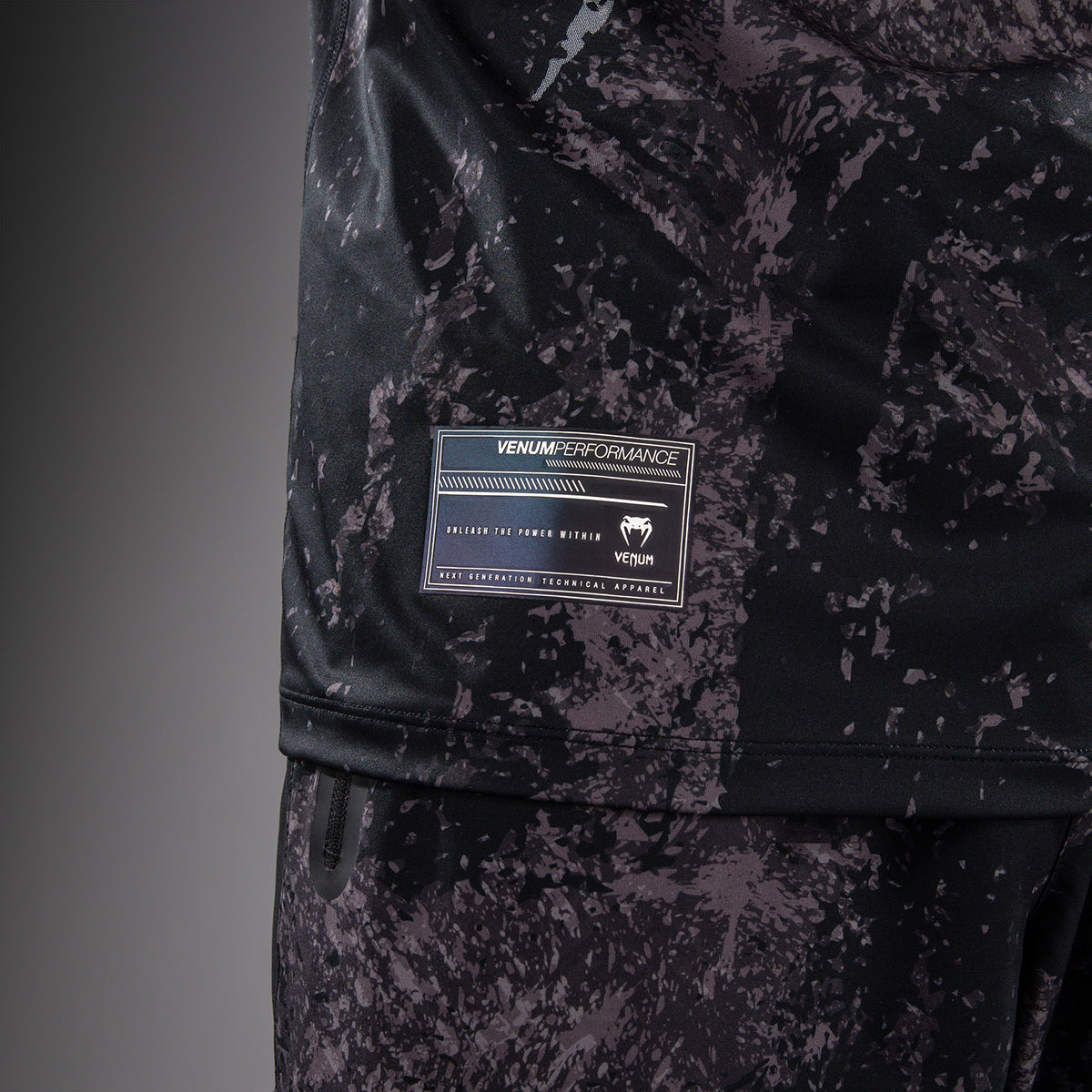 Venum Rage & Workout Camiseta Dry Tech - Negro/Gris