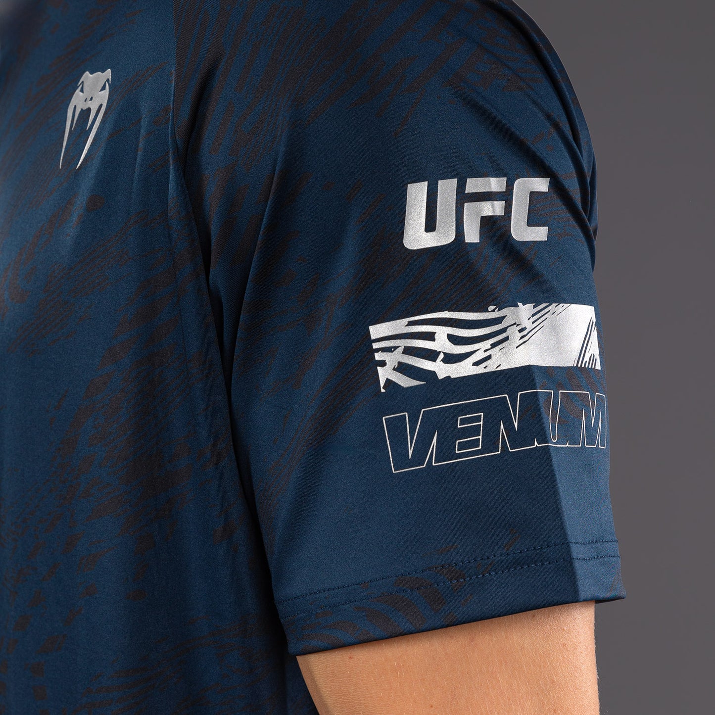 UFC Fusion by Venum Fight Week Camiseta Dry-Tech para Hombre - Azul oceánico