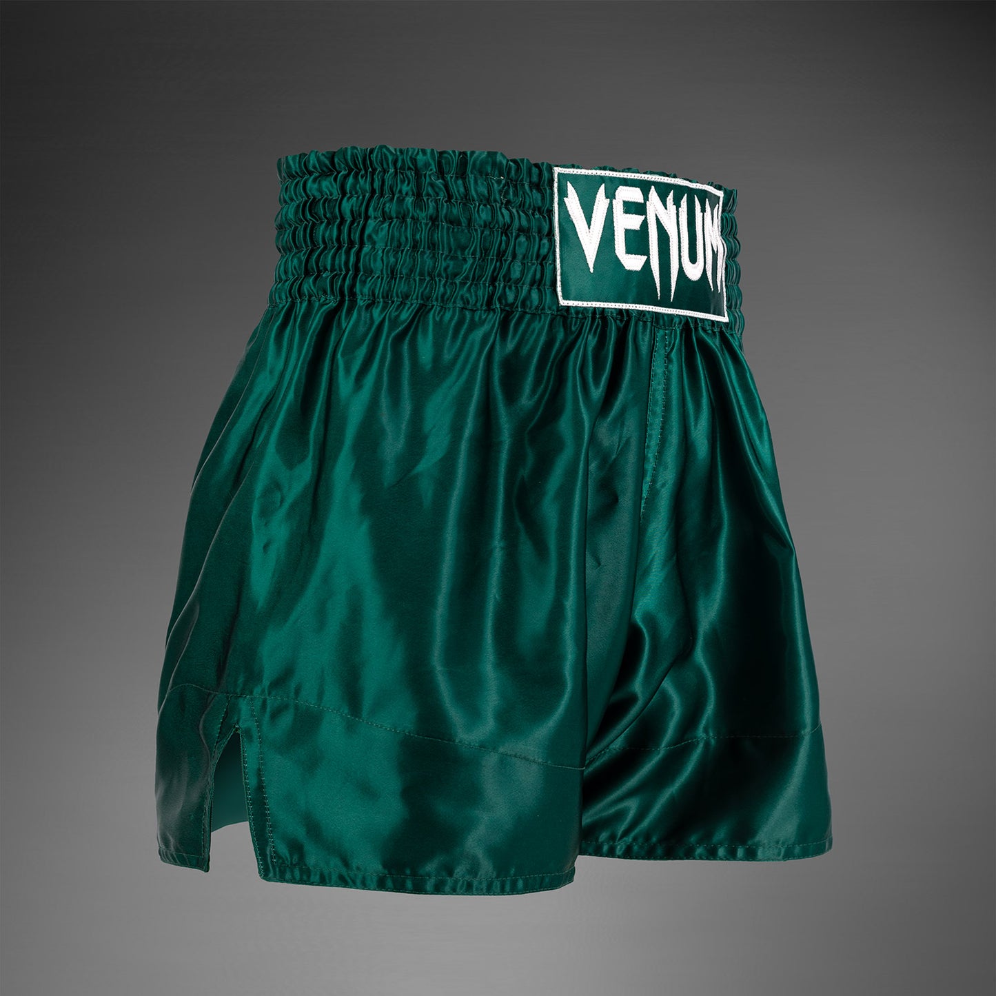 Venum Classic Pantalones Cortos de Muay Thai - Verde bosque