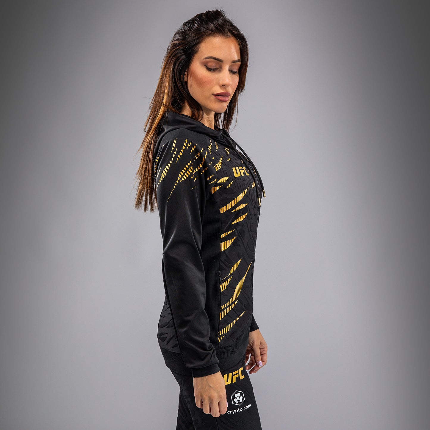 UFC Fusion by Venum Authentic Fight Night Sudadera con Capucha para Mujer - Champion