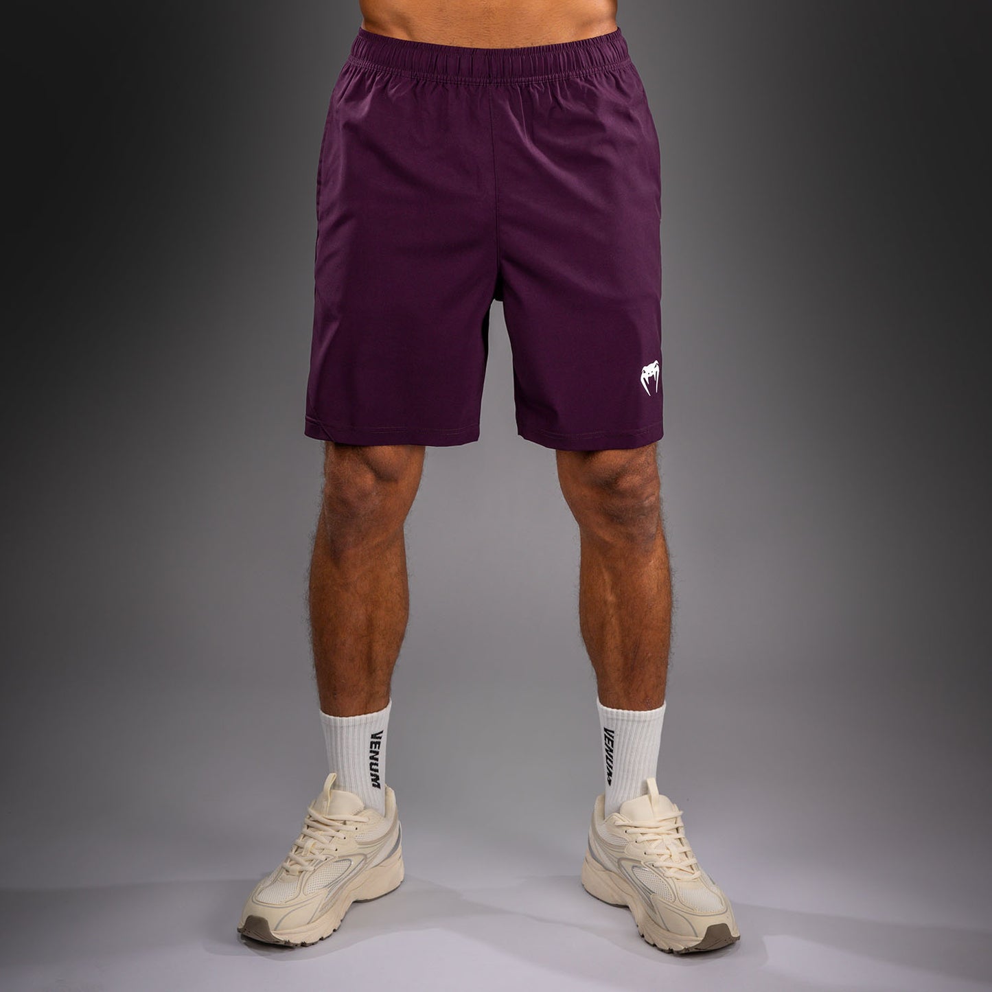 Venum Contender Shorts de entrenamiento - Morado oscuro/Blanco