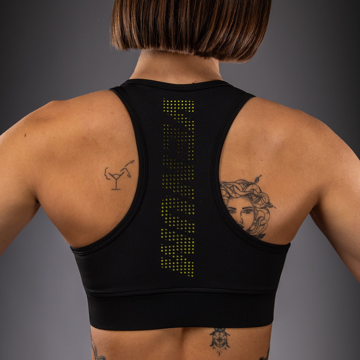 Venum Lazer Sujetador Deportivo Para Mujer - Negro/Amarillo