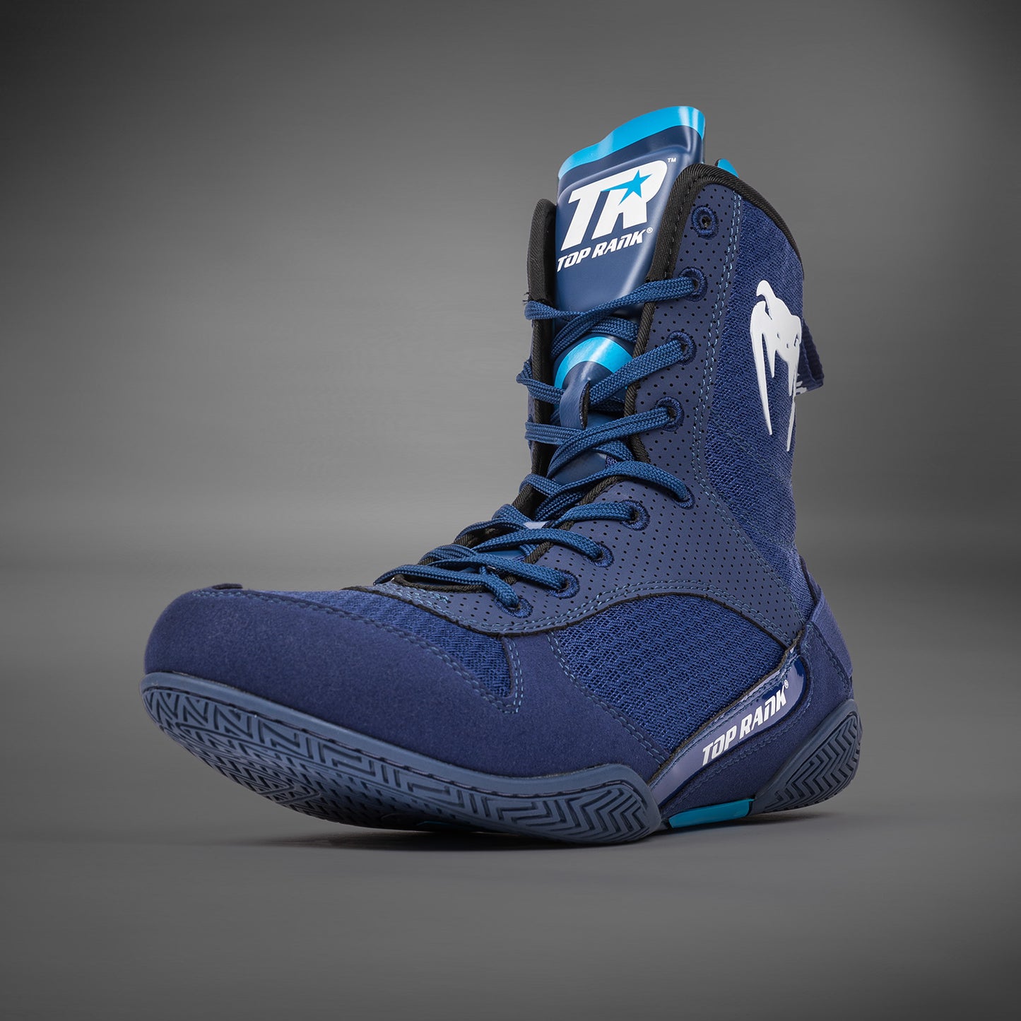 Venum x Top Rank Original Zapatillas de Boxeo - Azul Marino
