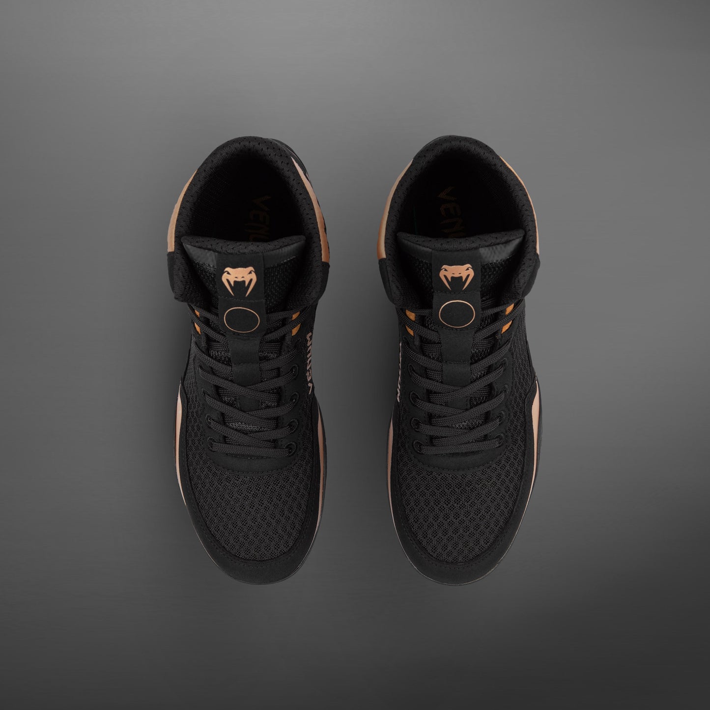 Venum Elite Zapatillas de Lucha - Negro/Bronce