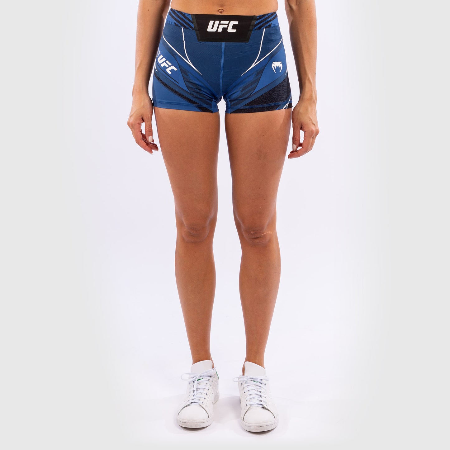 Pantalón De Vale Tudo Para Mujer UFC Venum Authentic Fight Night – Modelo Corto - Azul