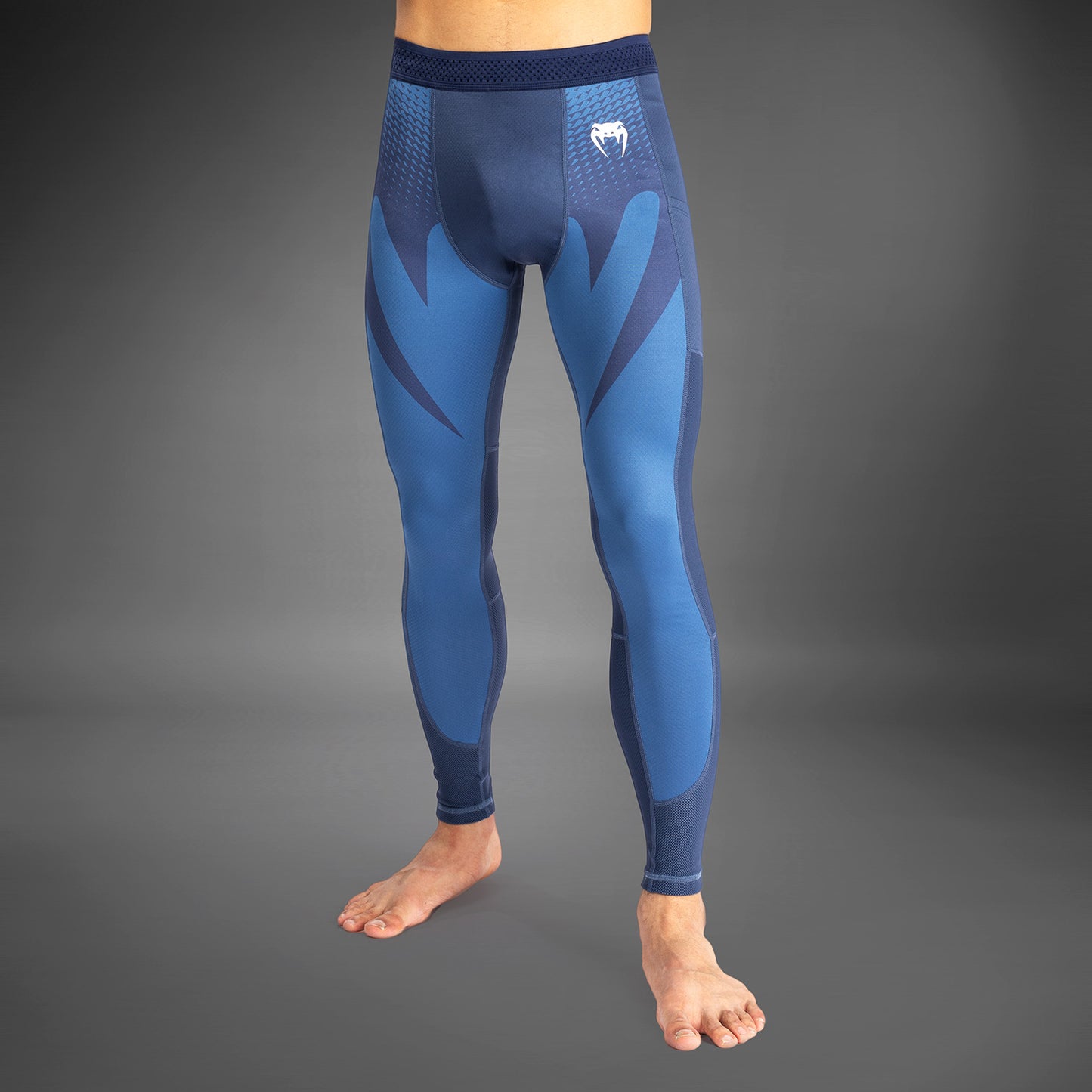 Venum Attack Pantalones de Compresión para Hombre - Azul Marino