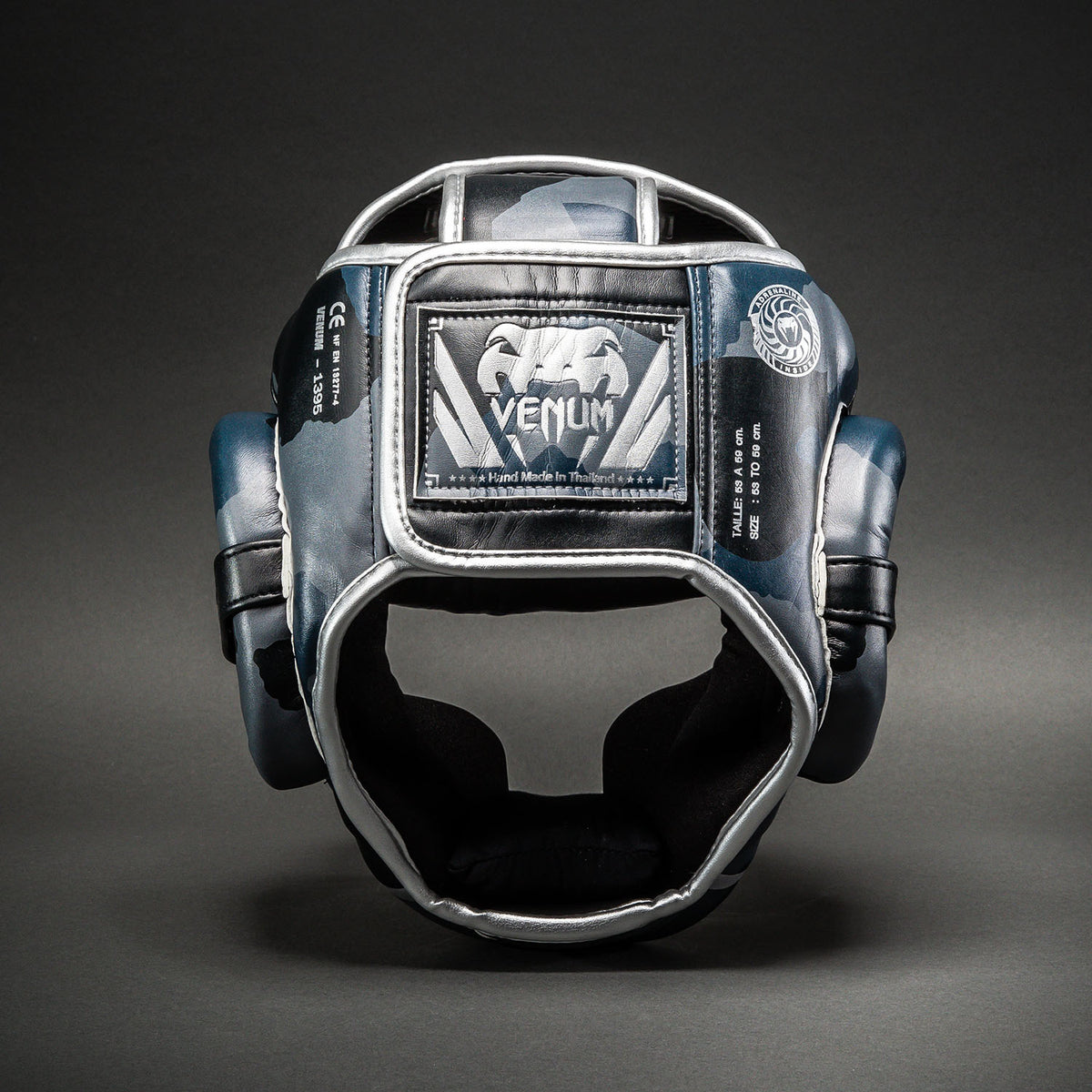 Venum Elite Camo Casco de Protección – Azul Marino Oscuro/Azul