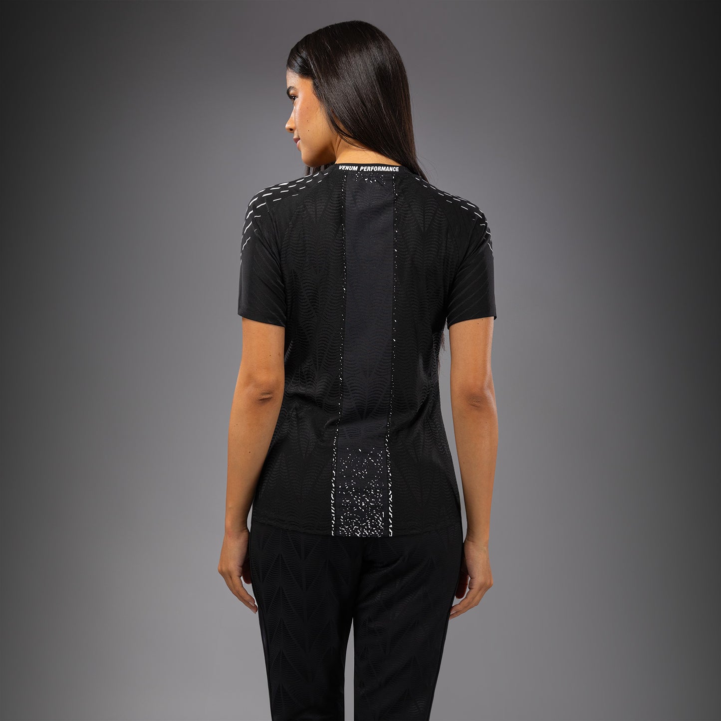 UFC Zenith by Venum Authentic Fight Night Camiseta oficial Walkout Mujer Personalizado - Negro