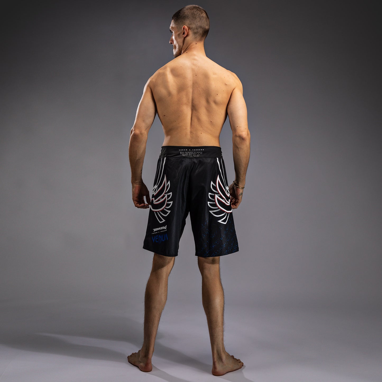 Venum x TEKKEN 8 - Jin Kazama Pantalones de Lucha - Azul/Negro/Blanco