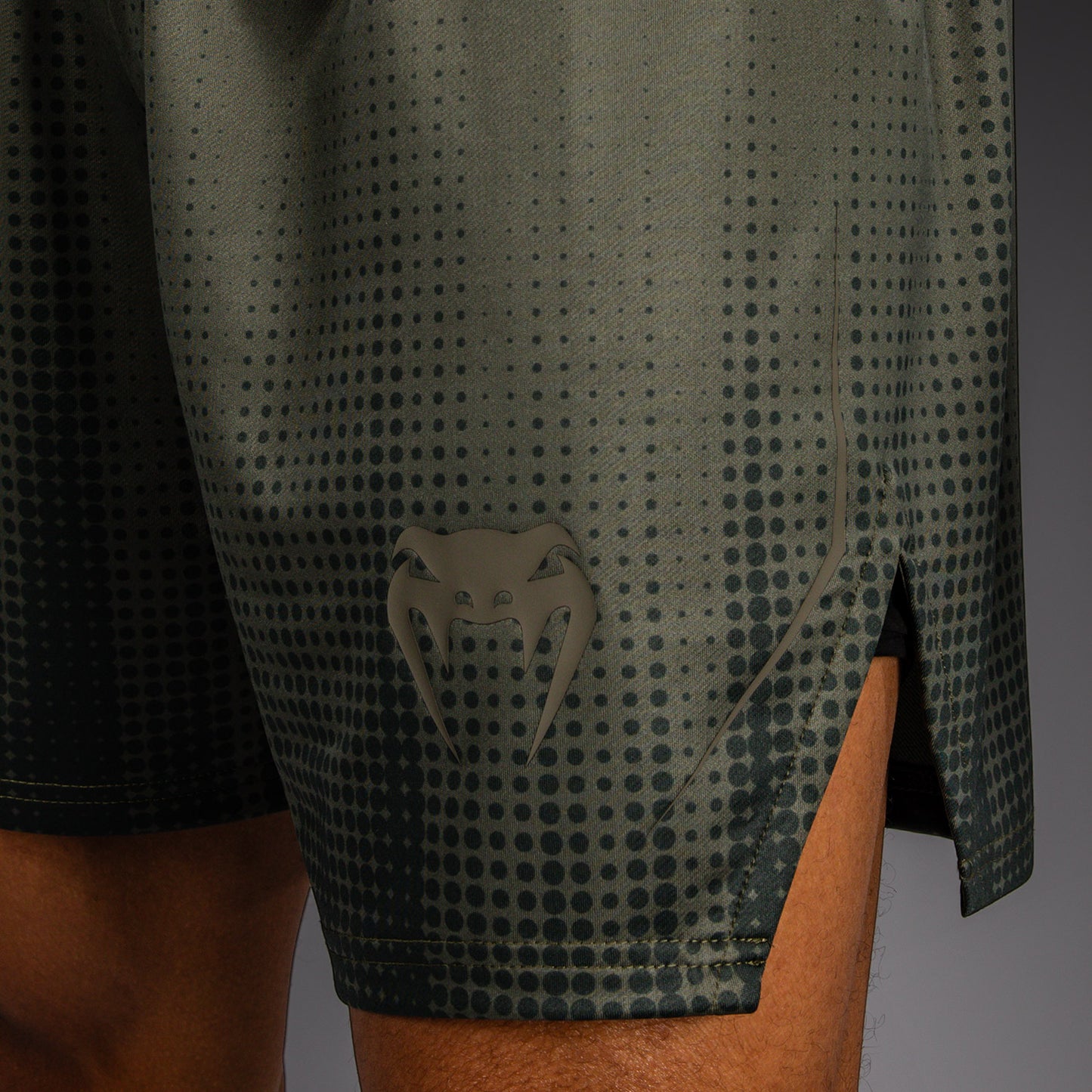 Venum Stealth Short de Boxeo – Caqui/Verde Oscuro