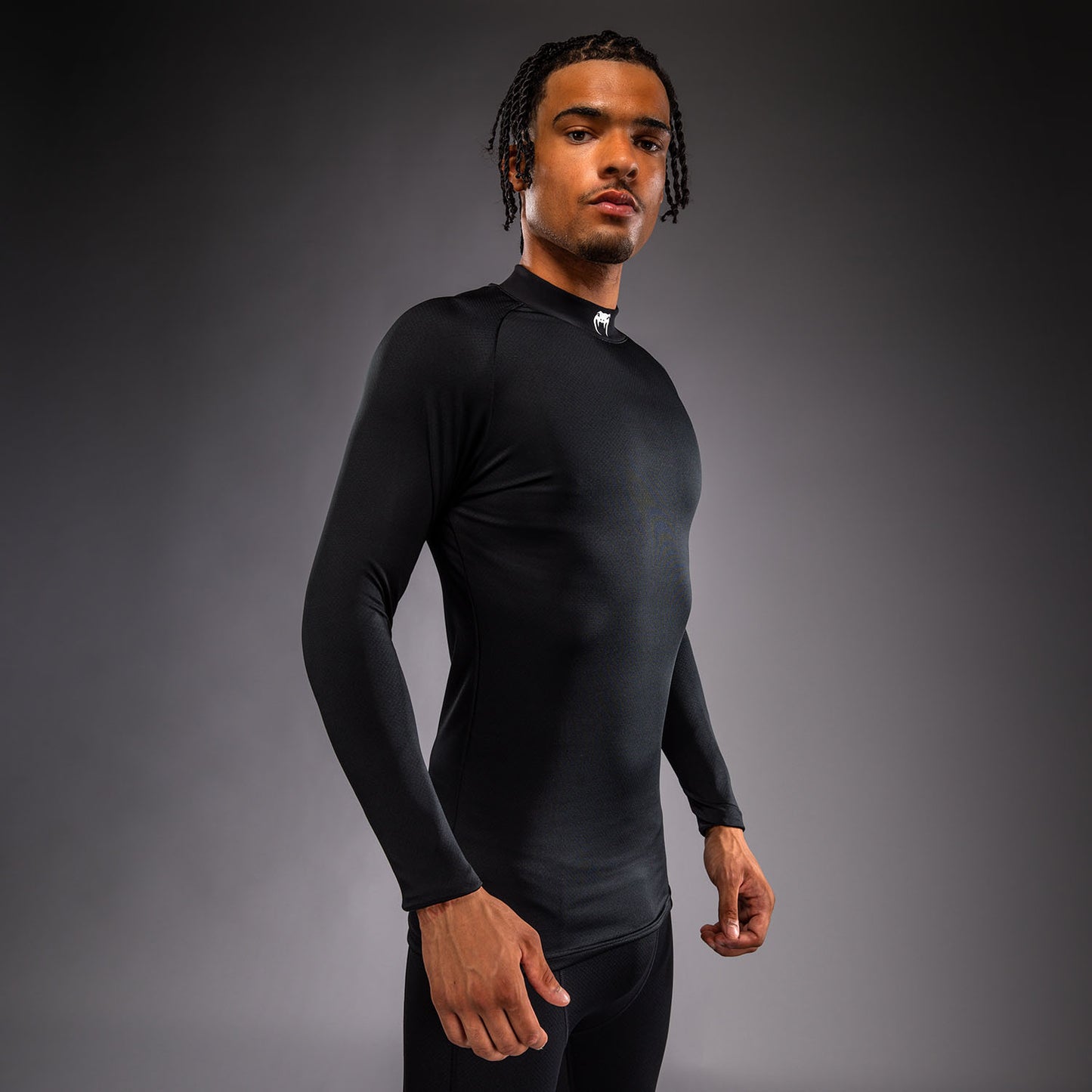 Venum MX Basics Camiseta de manga larga - Negro/Blanco