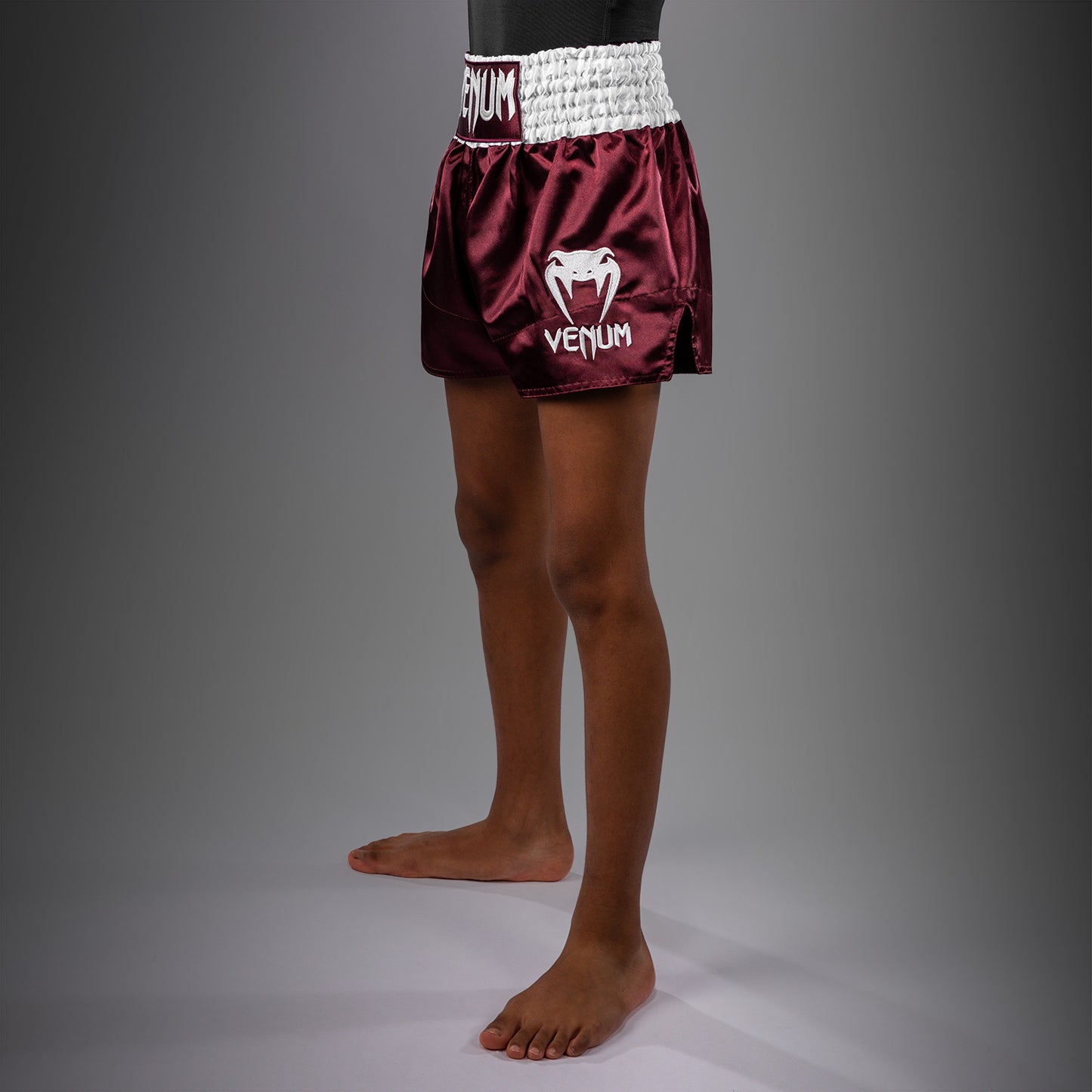 Venum Classic Short de Muay Thai para niños – Burdeos
