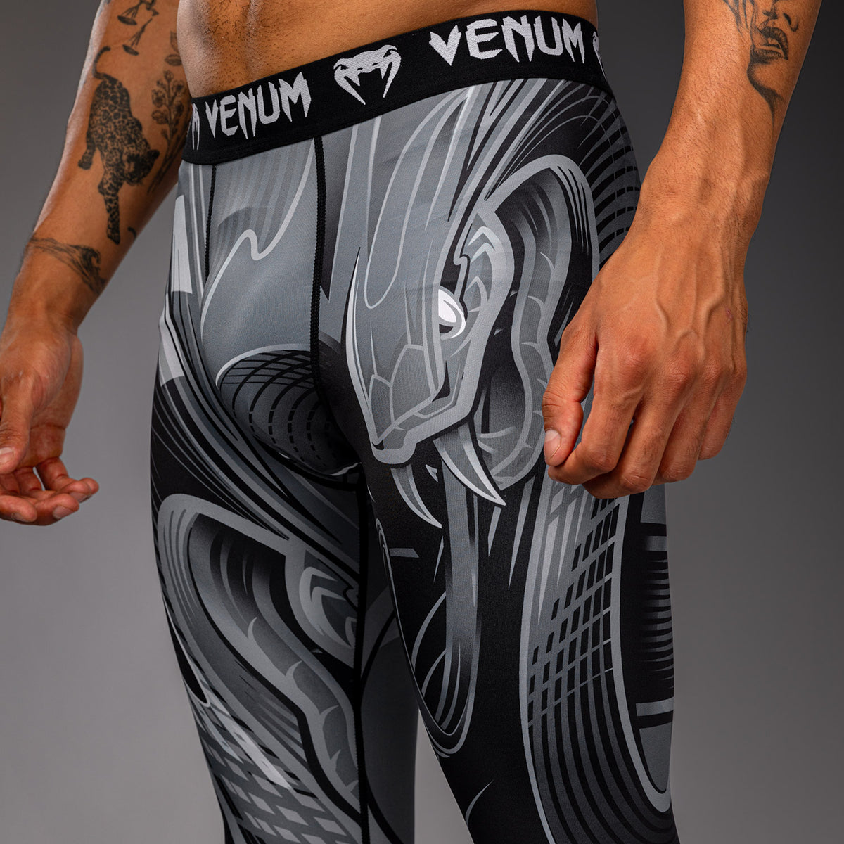 Venum Crimson Viper 2.0 Mallas de compresión - Negro/Gris