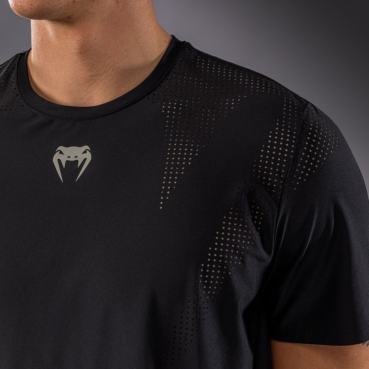 Venum Lazer Camiseta Dry Tech - Negro/Gris