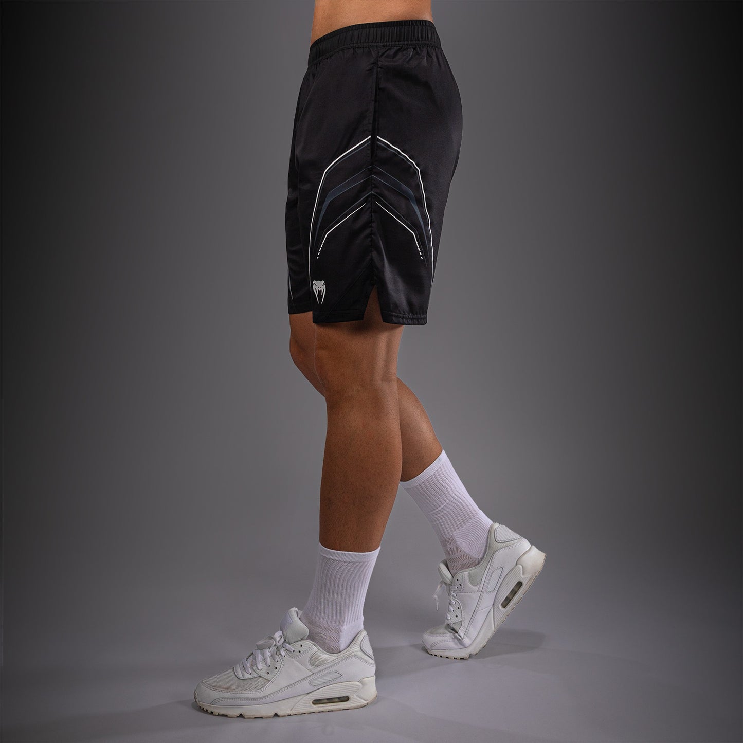 Venum Streamline Pantalón Corto de Entrenamiento – Negro/Blanco