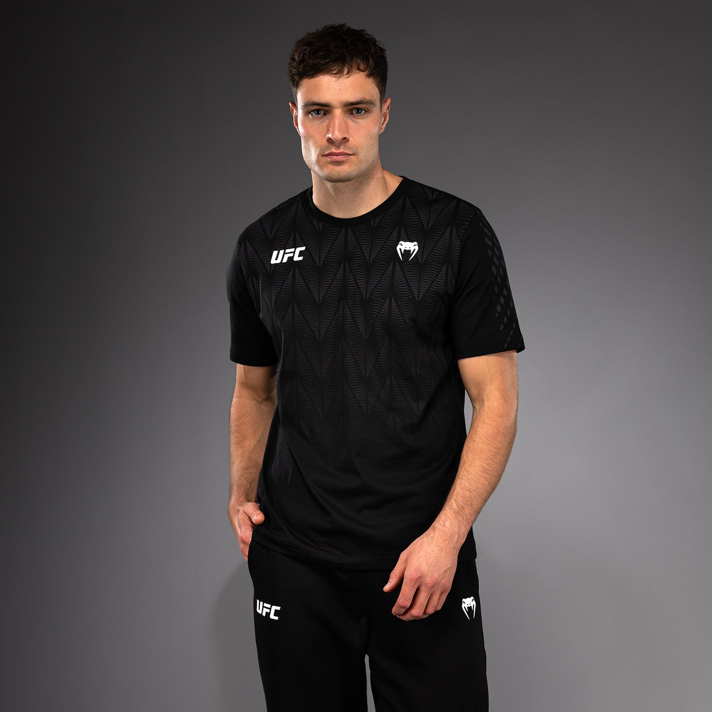 UFC Zenith by Venum Replica Camiseta Hombre - Negro