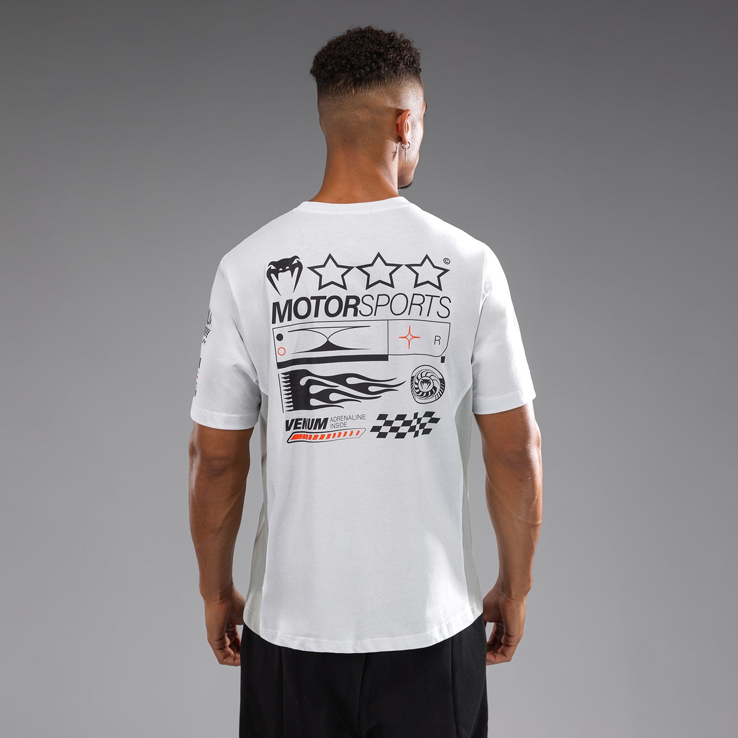 Venum Motorsport Camiseta - Blanco Nieve