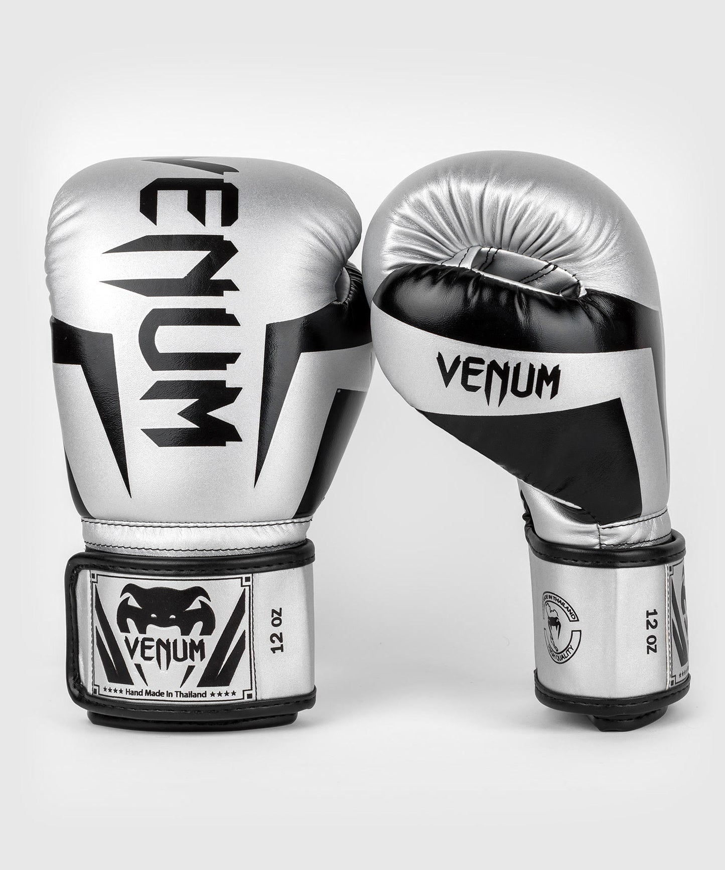 Venum Elite Guantes de boxeo - Plata/Negro