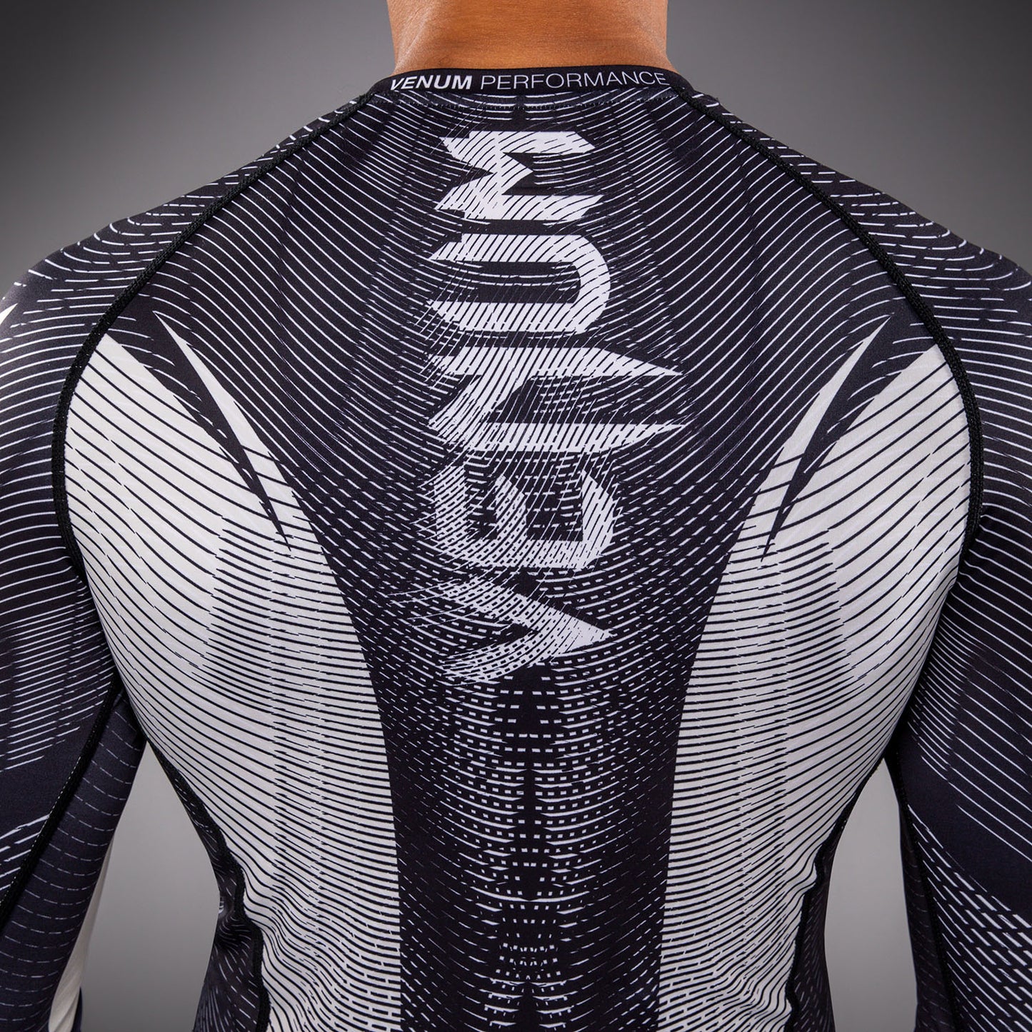 Venum Galactic 3.0 Rashguard Manga Larga - Blanco Hueso/Negro