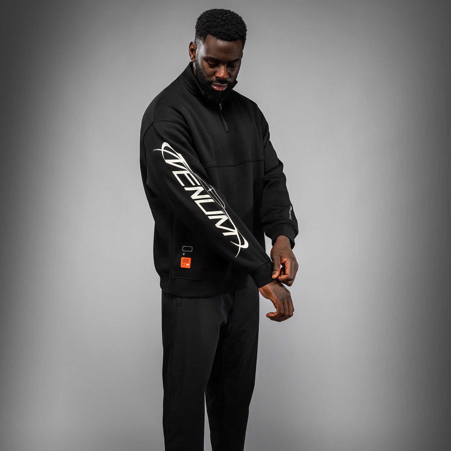Venum Eclipse Sudadera Half-Zip – Negro/Marfil