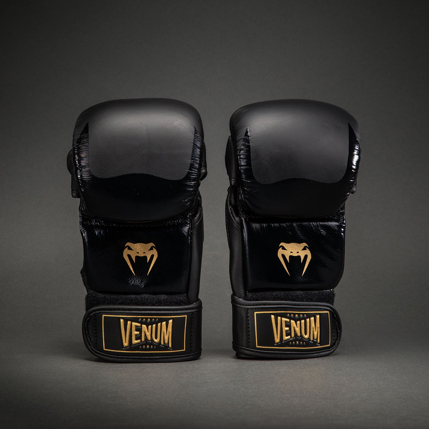 Venum Attack 2.0 Guantes de Sparring de Piel – Negro/Oro