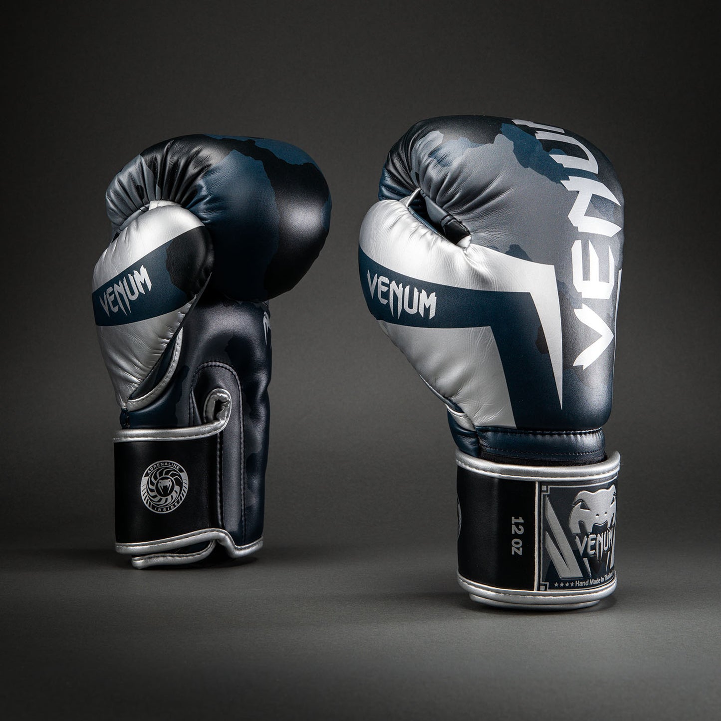 Venum Elite Guantes de Boxeo Camo - Azul Marino Oscuro/Azul