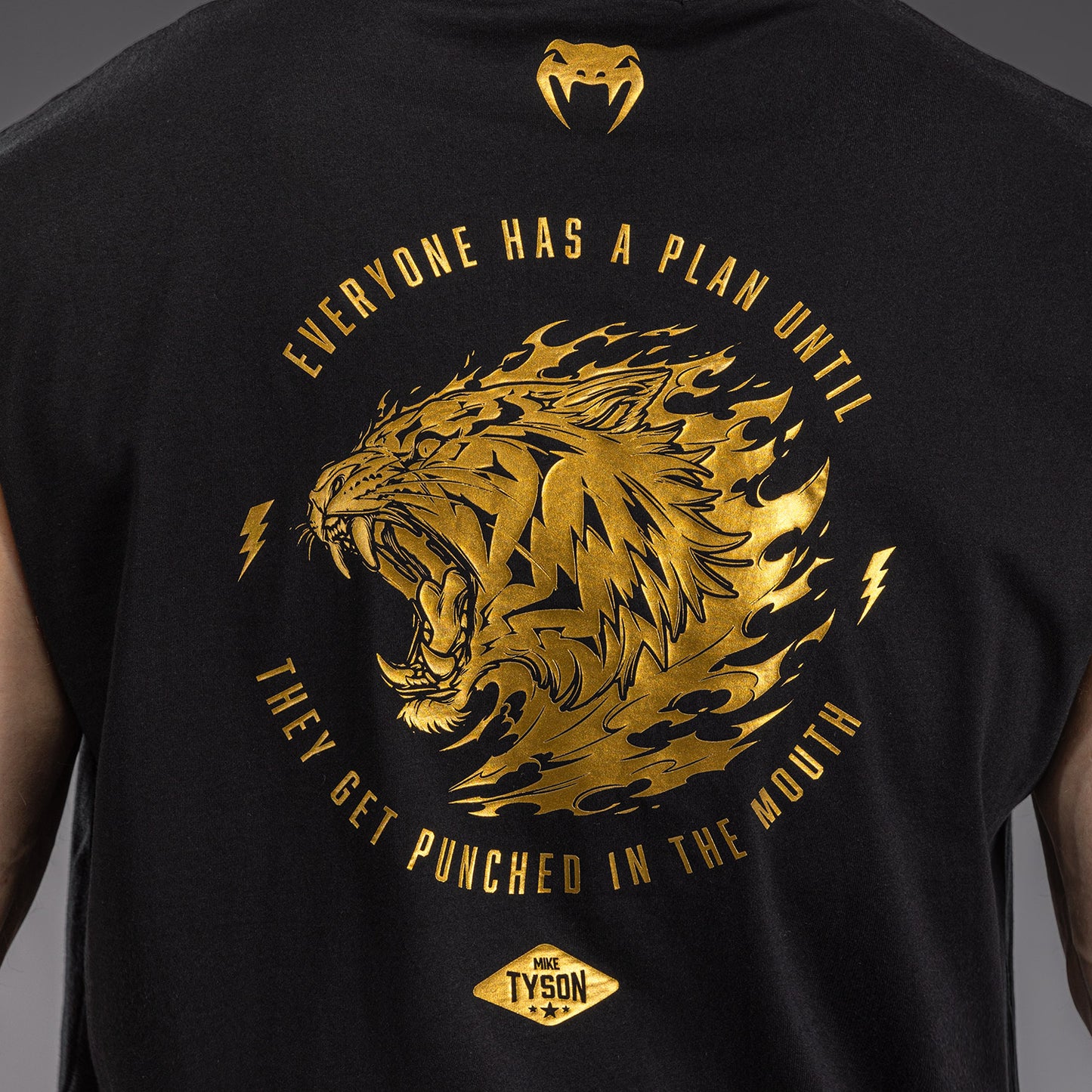 Venum x Mike Tyson Tiger Camiseta Sin Mangas - Negro/Oro