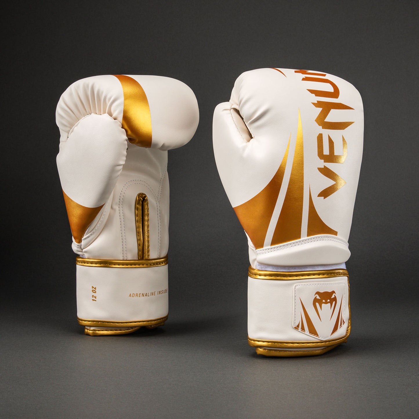 Venum Challenger 2.5 Guantes de Boxeo – Blanco/Dorado