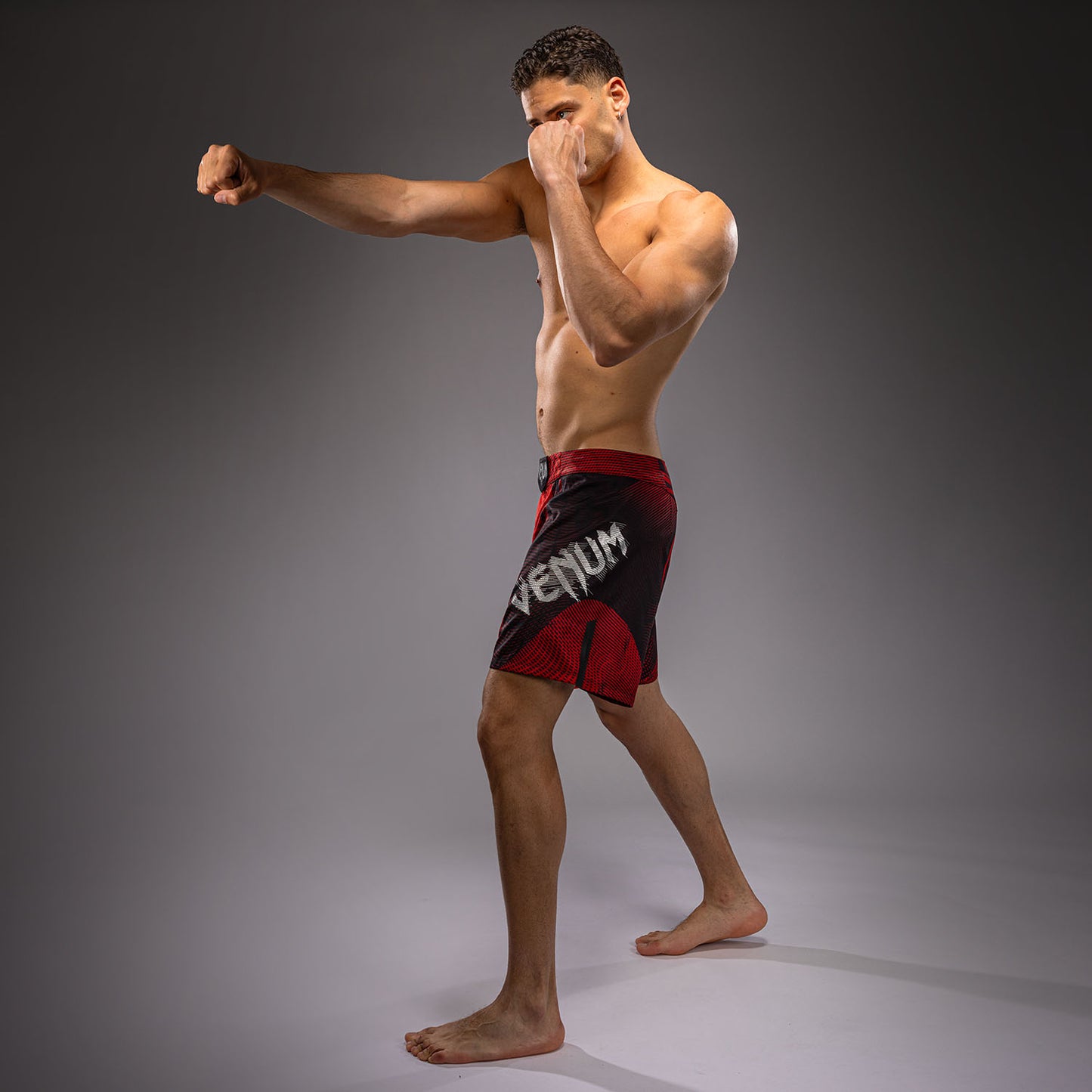 Venum Galactic 3.0 Pantalón Corto de Combate - Rojo/Plata