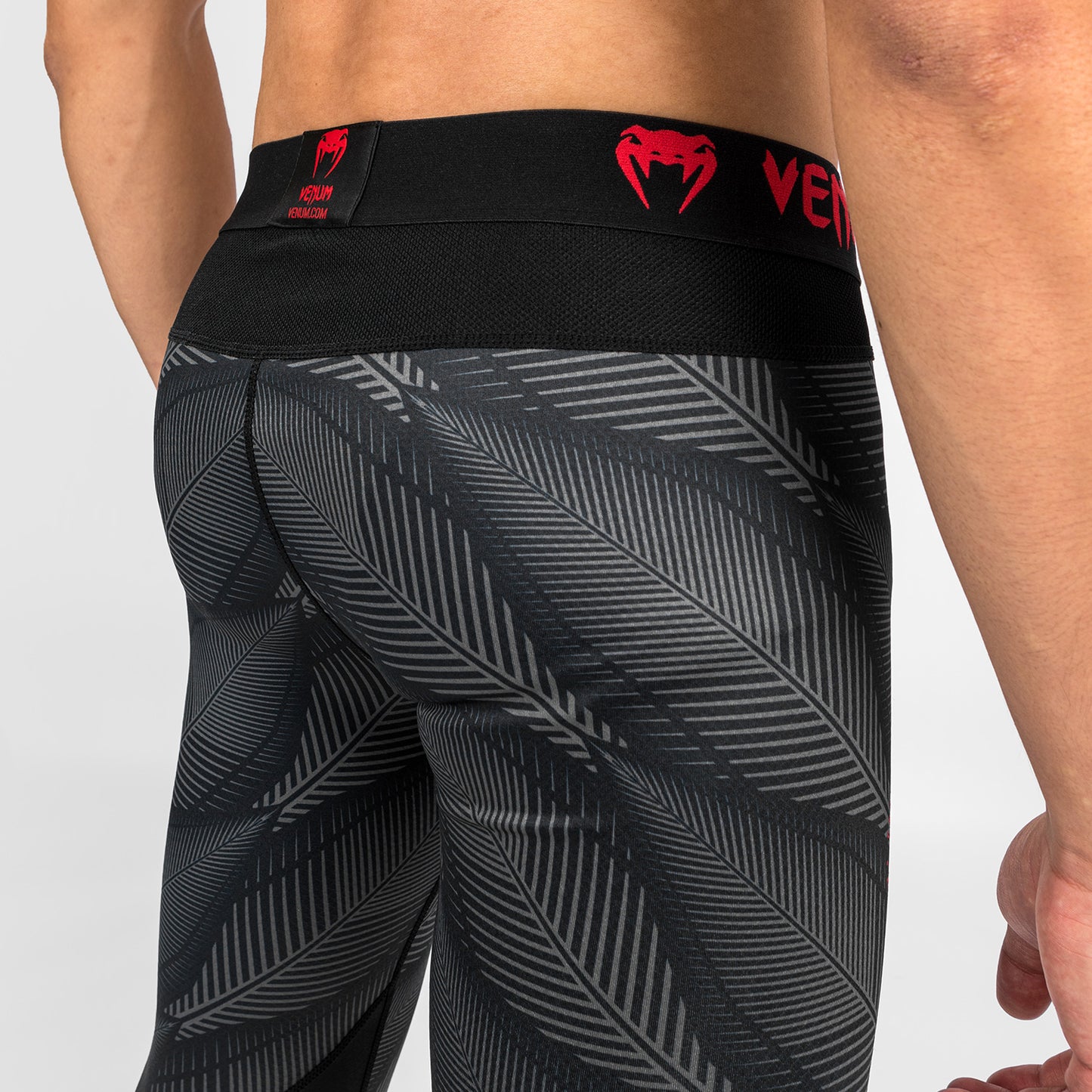 Pantalones de Compresión Venum Phantom - Negro/Rojo