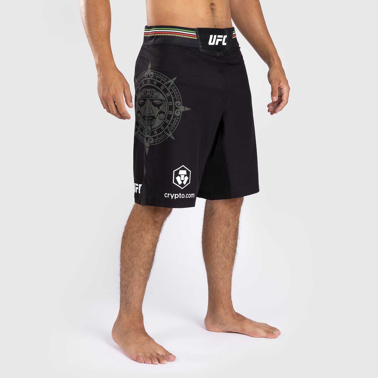 Noche UFC by Venum Authentic Fight Night Pantalones cortos de combate para hombre - Corte largo - Negro