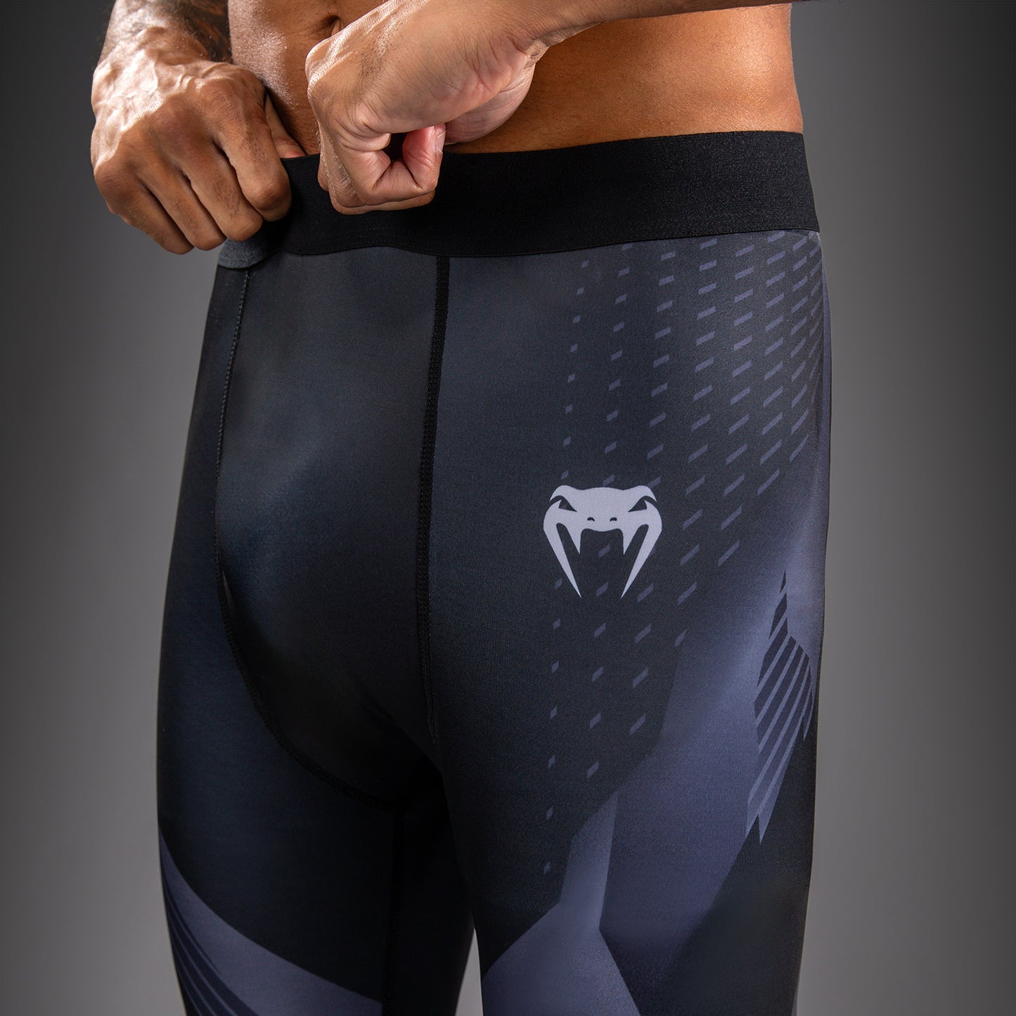 Venum No-Gi 6.0 Spats - Negro/Gris