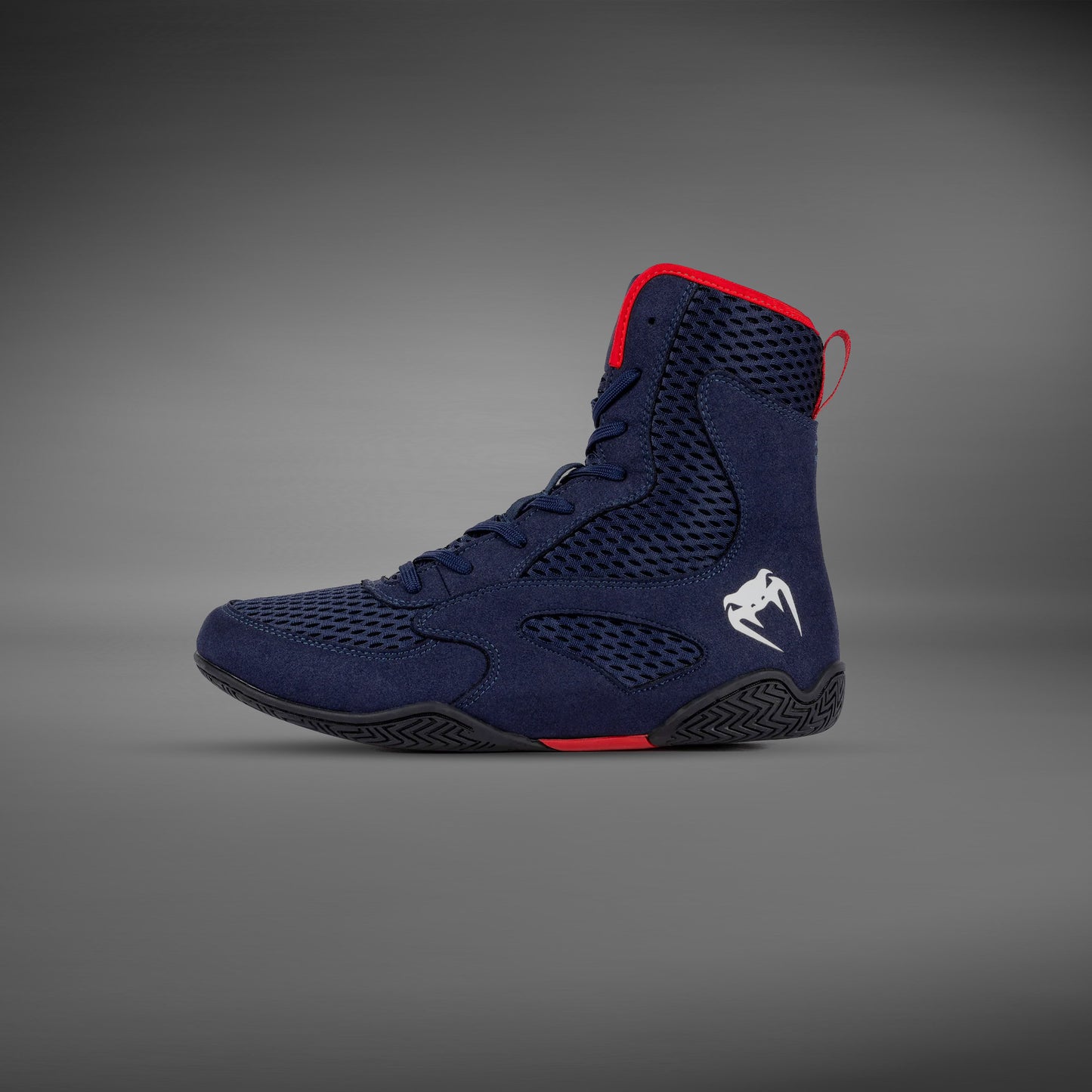 Venum Contender Calzado de Boxeo - Azul Marino/Rojo