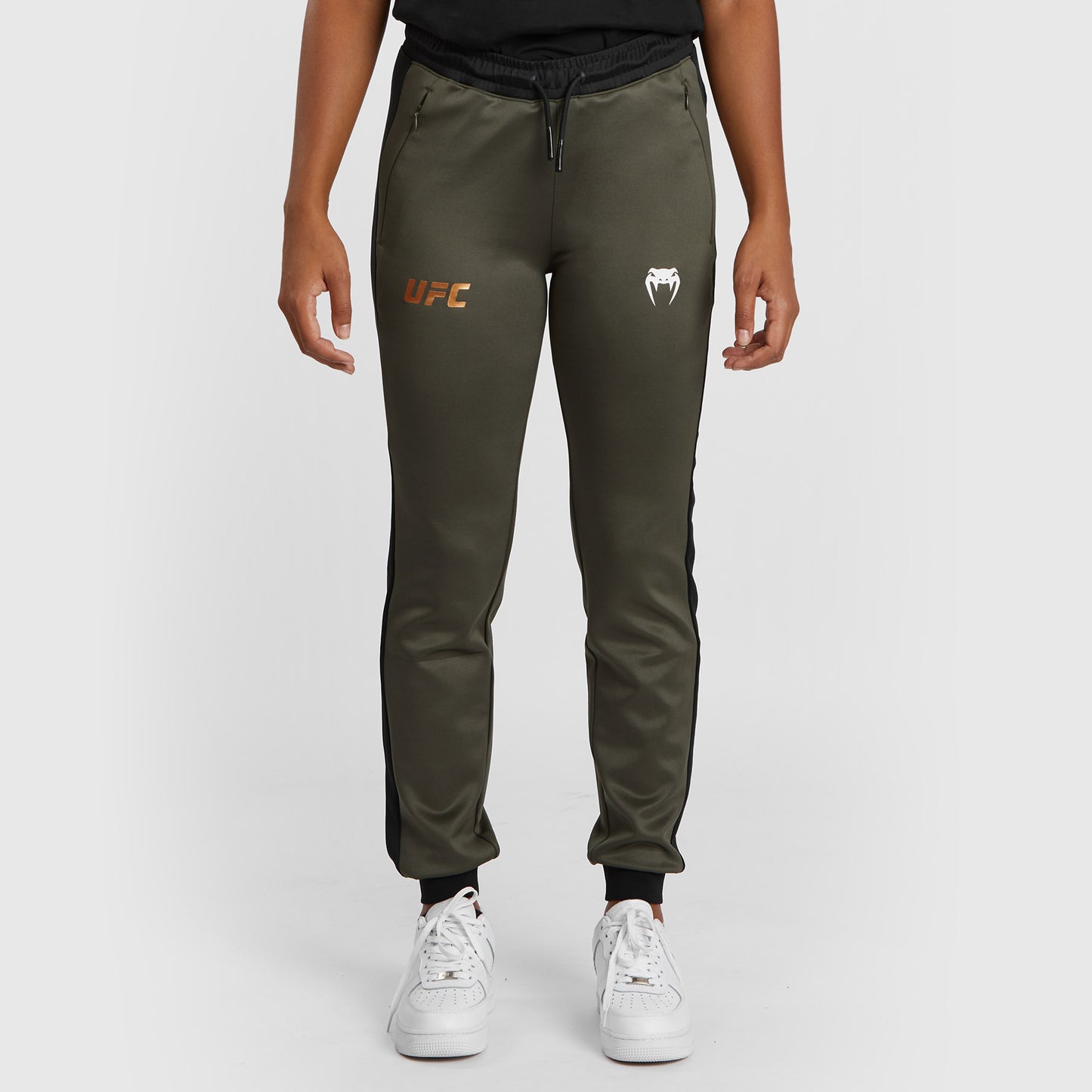 UFC Adrenaline by Venum Fight Week Pantalón Jogging Performance para Mujer - Caqui/Bronce
