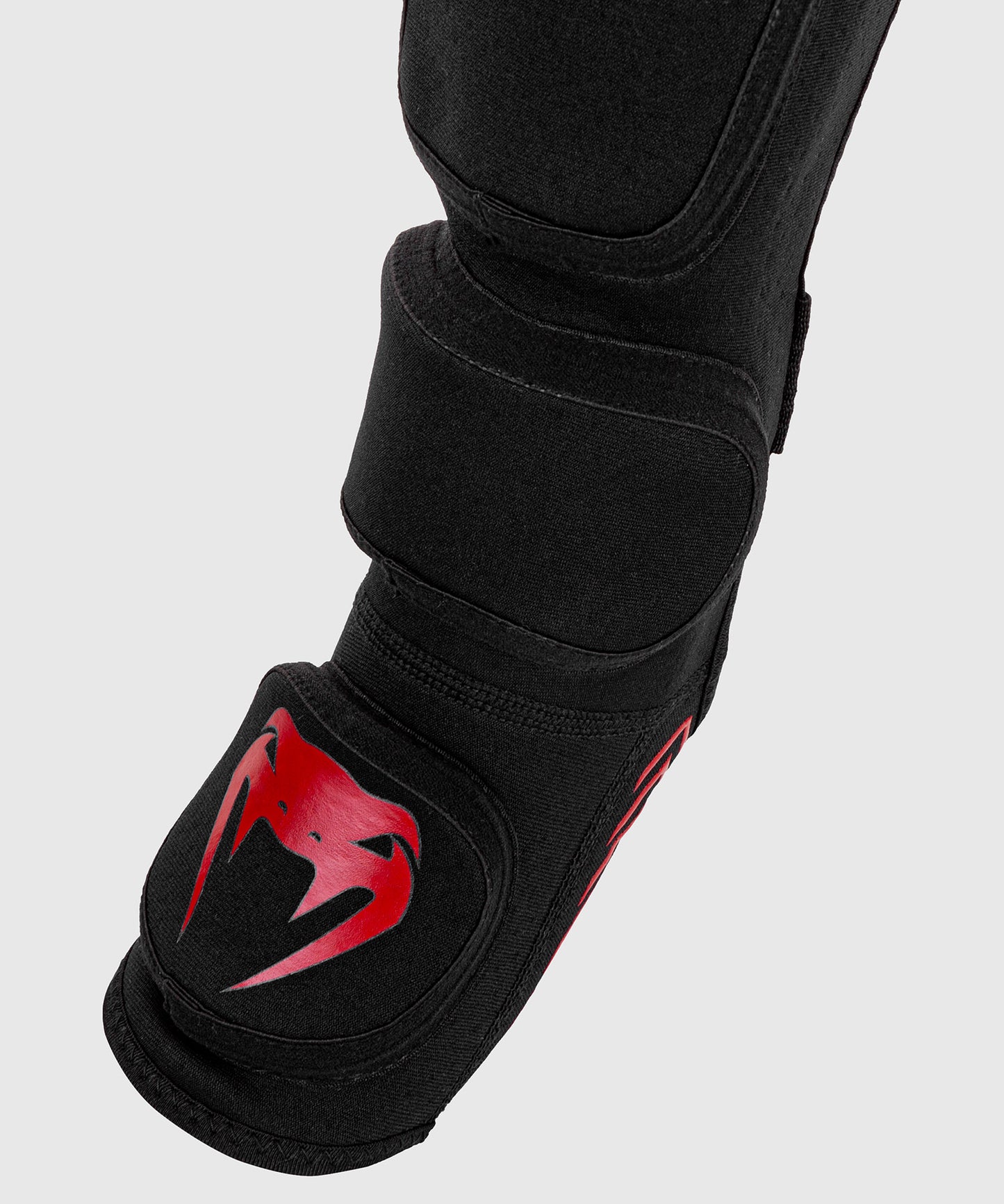 Espinilleras Venum Kontact Evo - Negro/Rojo