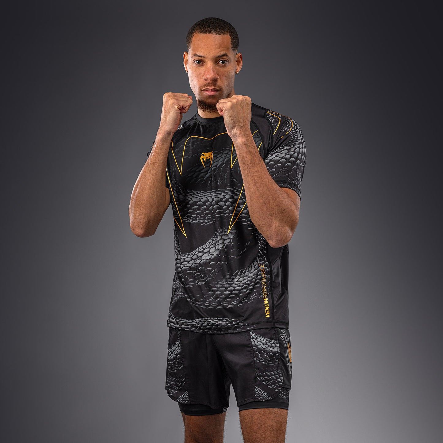 Venum Matupa Camiseta Dry Tech - Negro/Gris/Oro