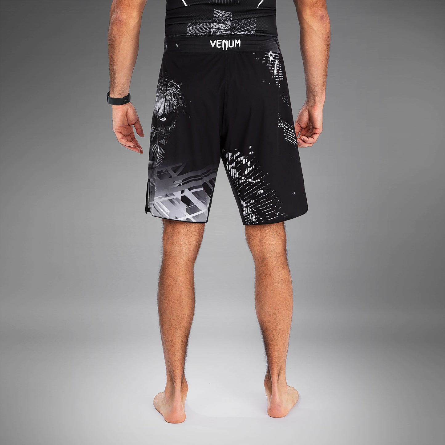 Venum Gorilla Jungle Pantalón Corto de Combate - Negro/Blanco