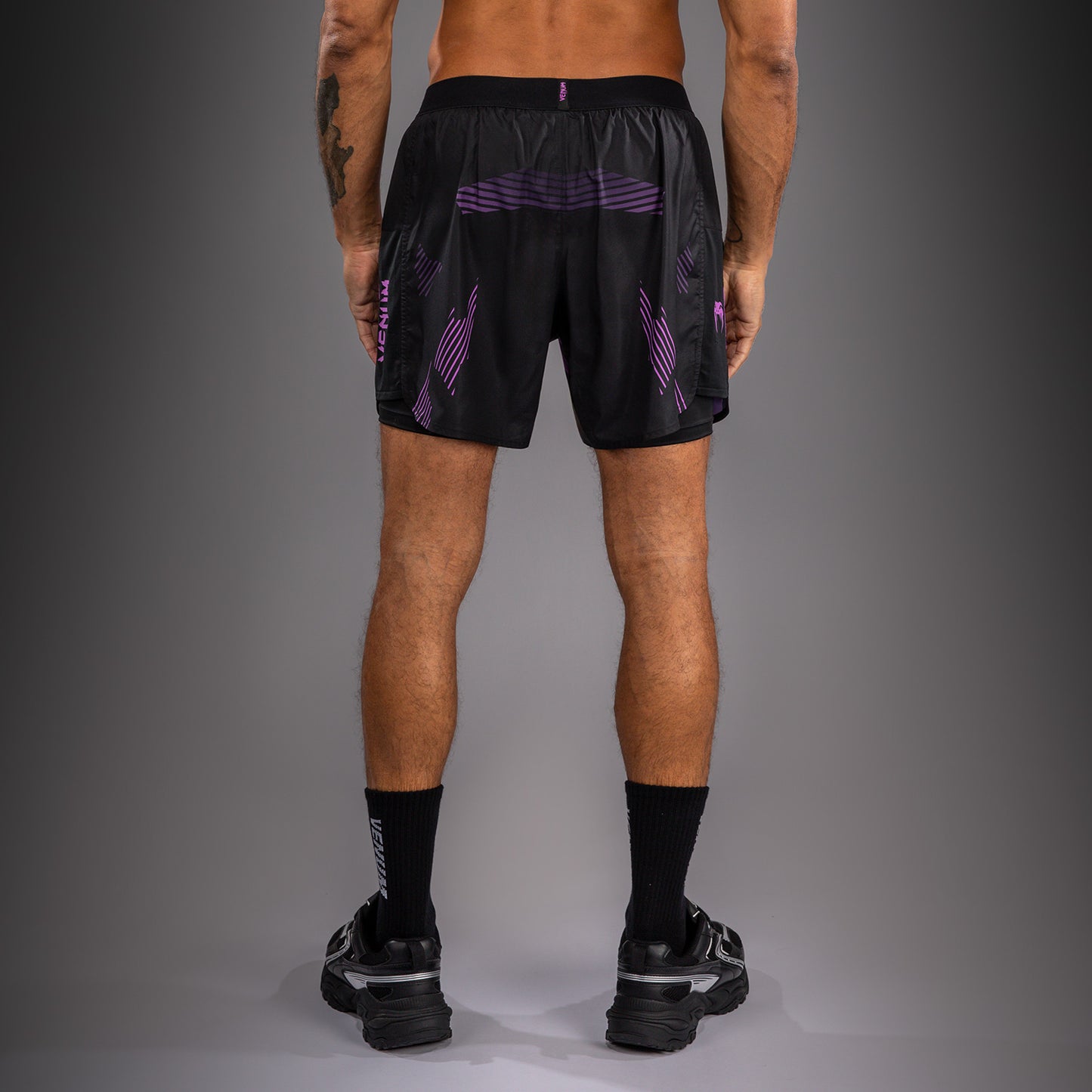 Venum No-Gi 6.0 Pantalón Corto de Entrenamiento - Negro/Morado