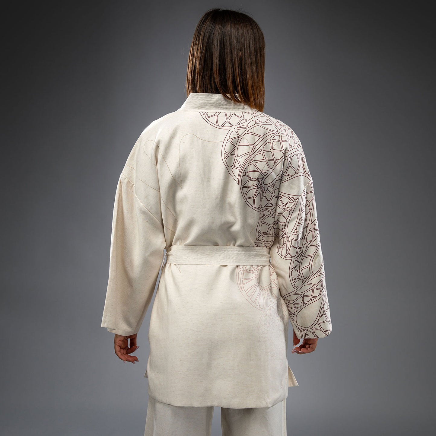 Venum Serpenti Chaqueta Mujer – Marfil/Burdeos