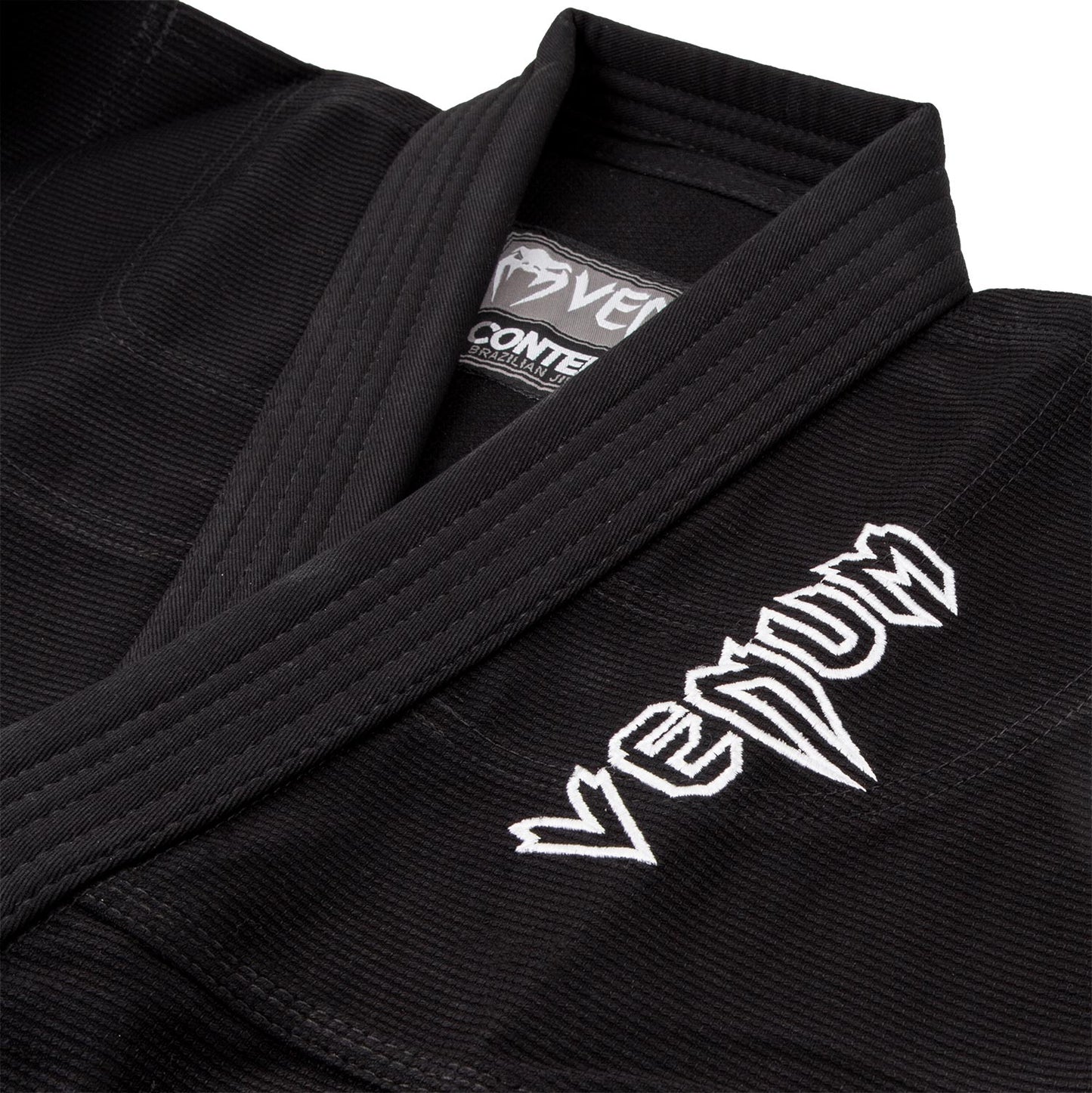 Venum Contender Kids Kimono BJJ (Cinturón blanco incluido)  - Negro