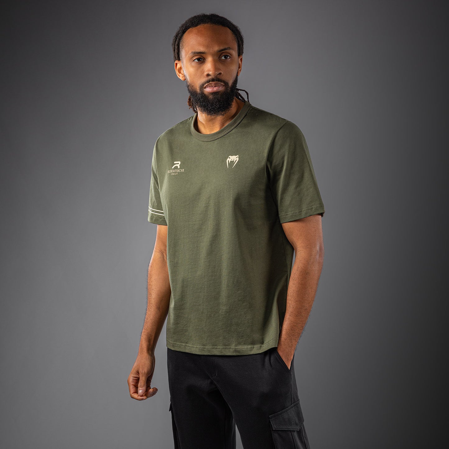 Venum x Rajadamnern Camiseta - Verde Militar