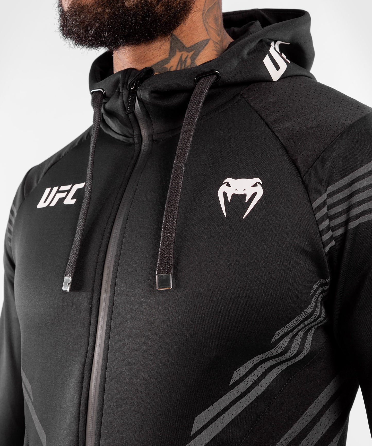 Sudadera Para Hombre Personalizada UFC Venum Authentic Fight Night Walkout - Negro