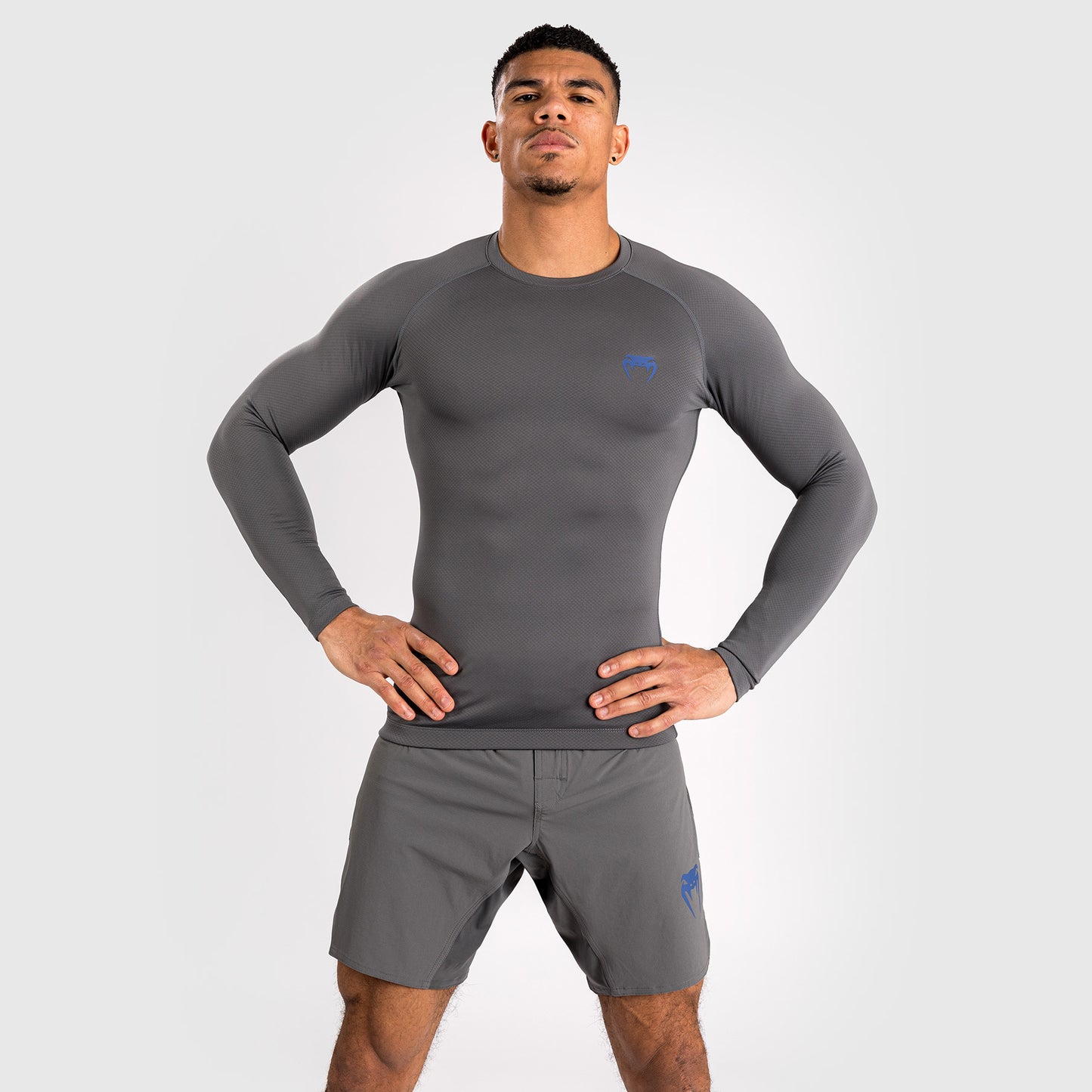 Venum Contender Lycra de manga larga para hombre - Gris