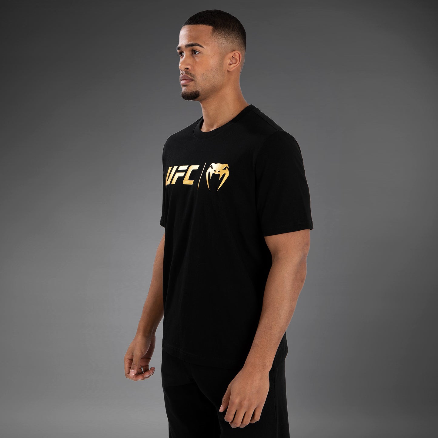 UFC Venum Classic  Camiseta - Negro/Dorado