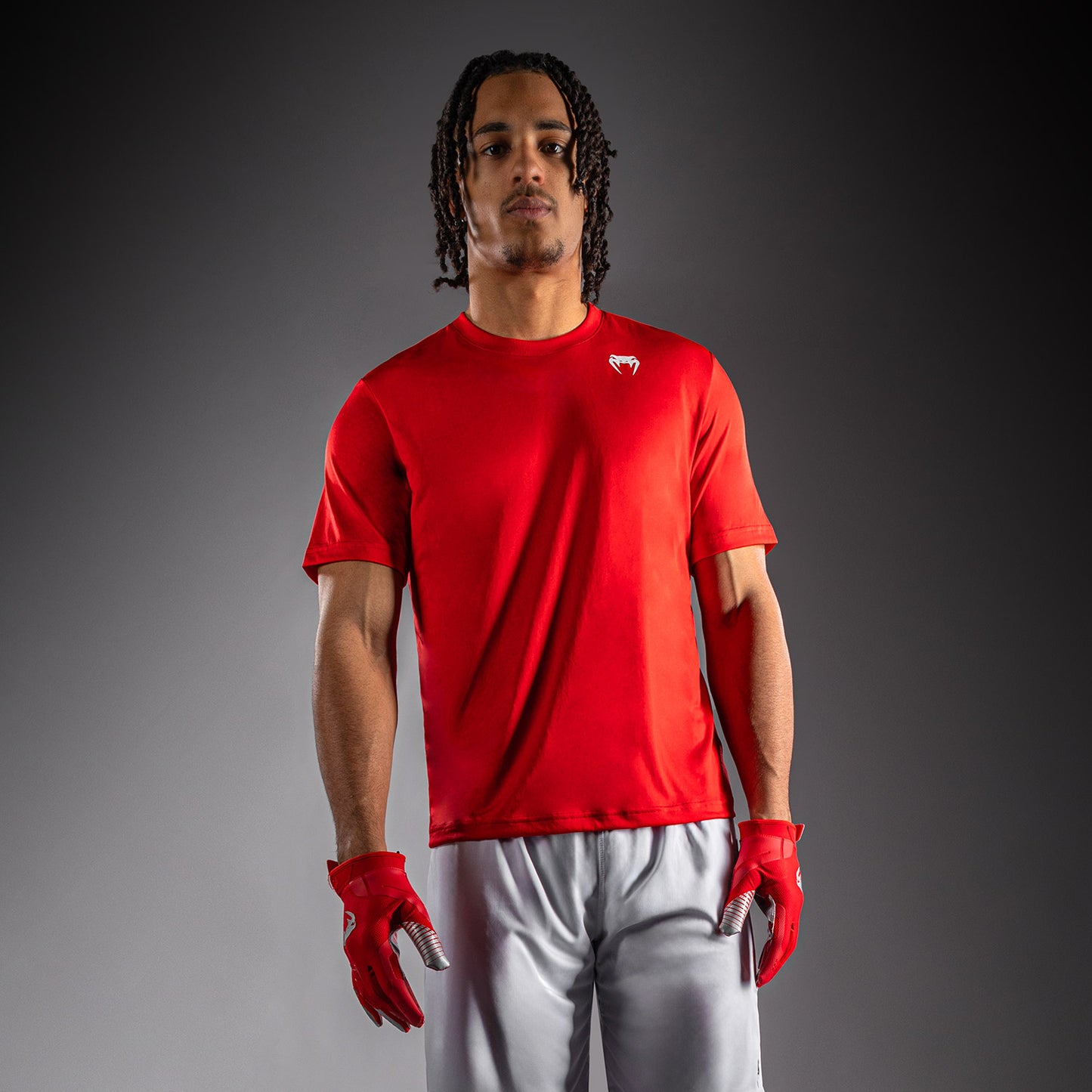 Venum Lineup Camiseta Manga Corta - Rojo/Blanco